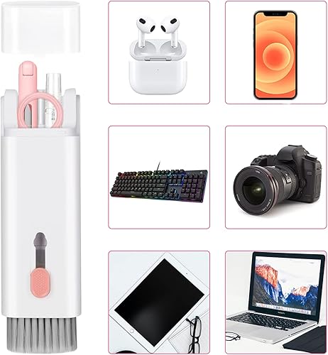 Miniatura 9 de Kit de limpieza electrónica 7 en 1, limpiador de teclado, kit de limpieza de laptop para monitor, teléfono celular, auriculares, auriculares, Lego,