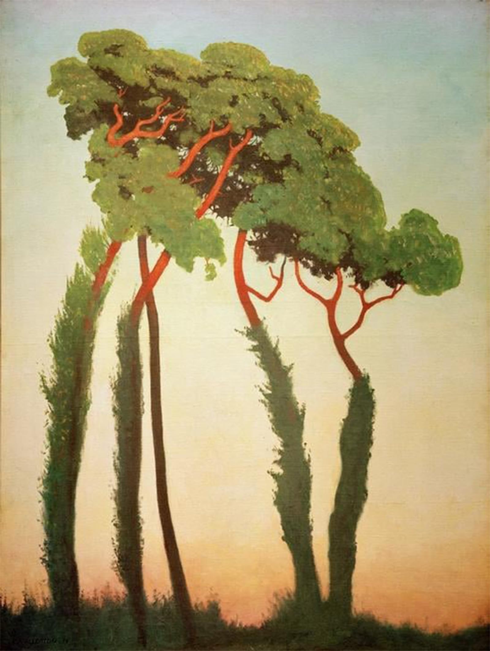 ARTXLXXBN Famous Painting Canvas Artwork Graffiti Print Derniers rayons by Felix Edouard Vallotton Portrait Canvas Image for Home Decor 60x90cm
