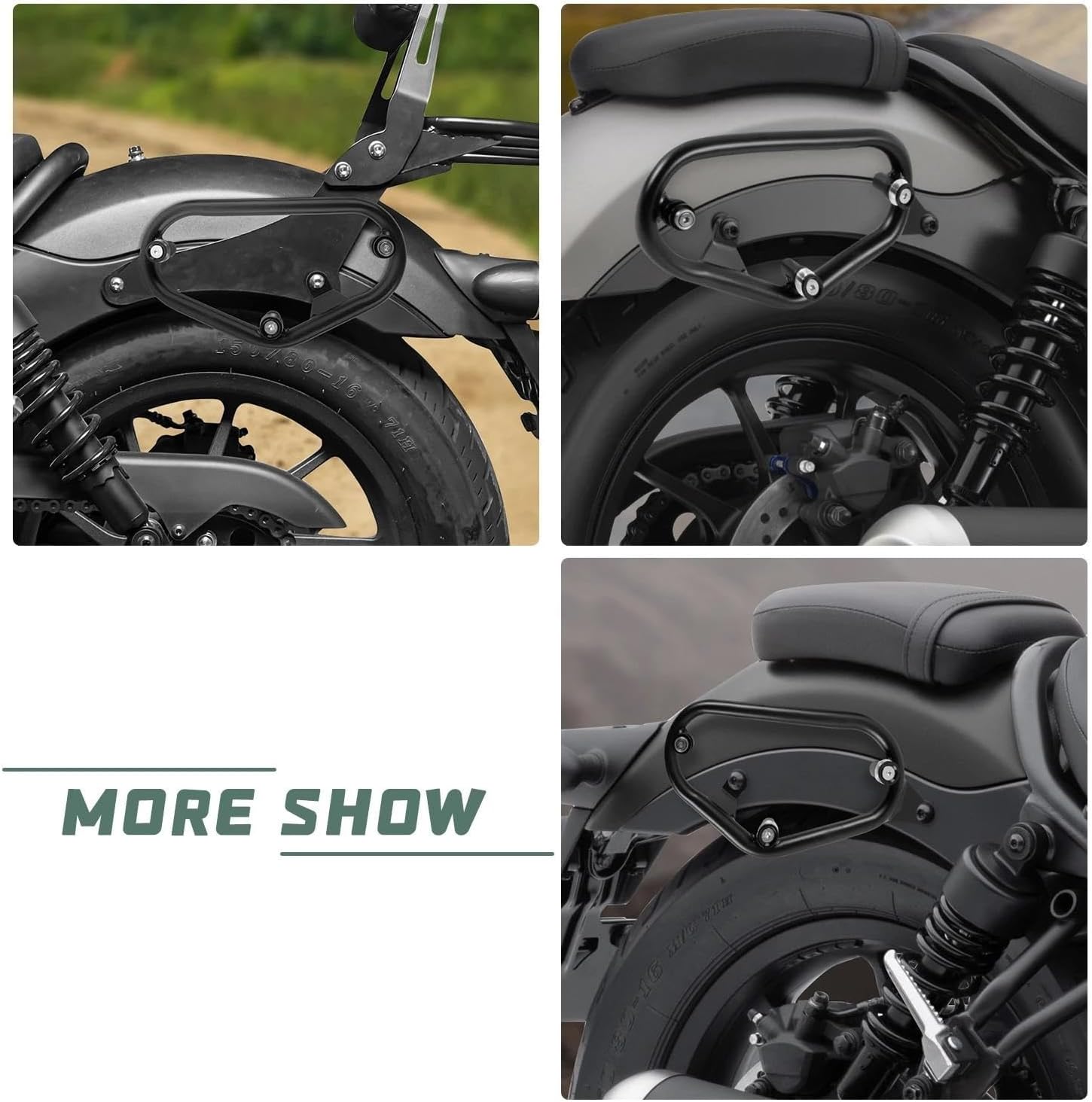 バイク用キャリア サドルバッグサポートブラケット ために 反乱軍 ために CMX500 ために CMX300 ために CM CMX