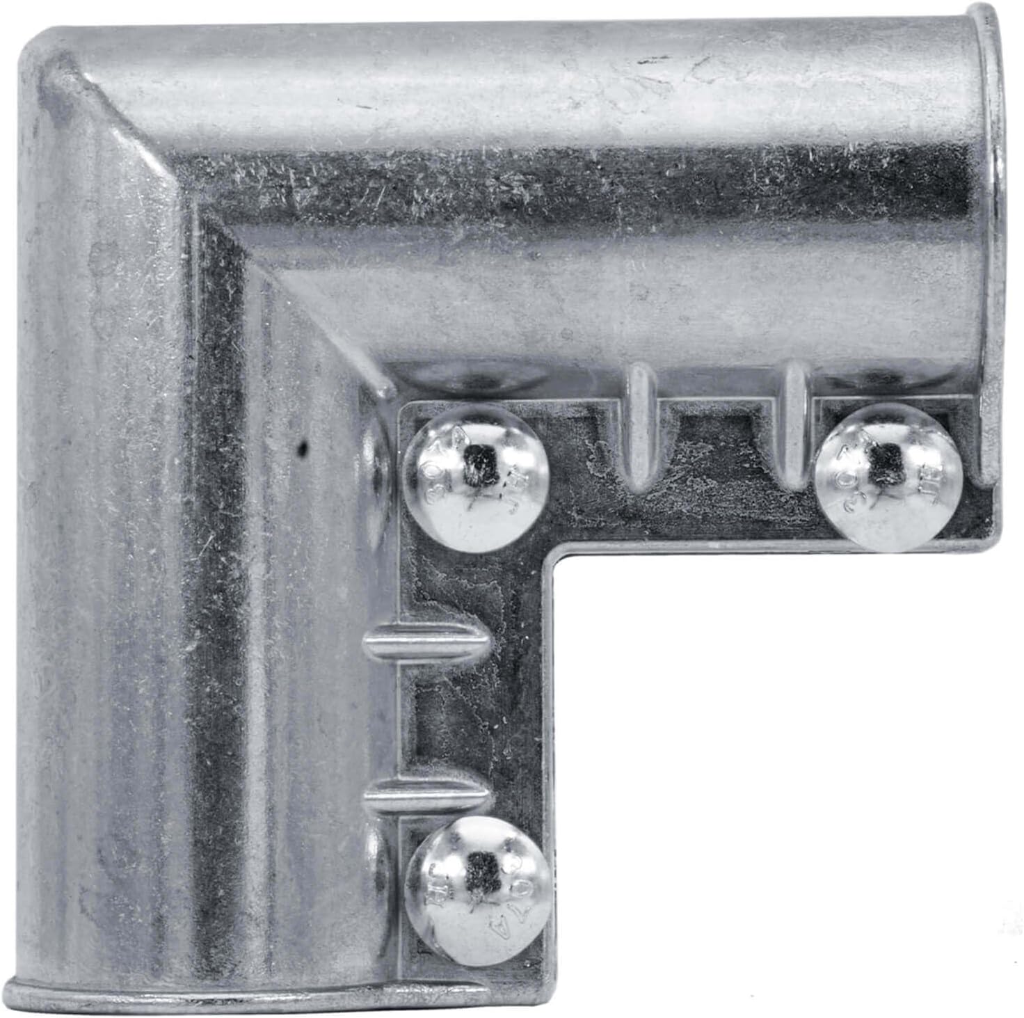 Chain Link Fence Gate Corner - 1-3/8" Gate Corner for Chain Link Gates - Gate Corner Includes Bolts for Easy Installation on Gate - 4 Pack