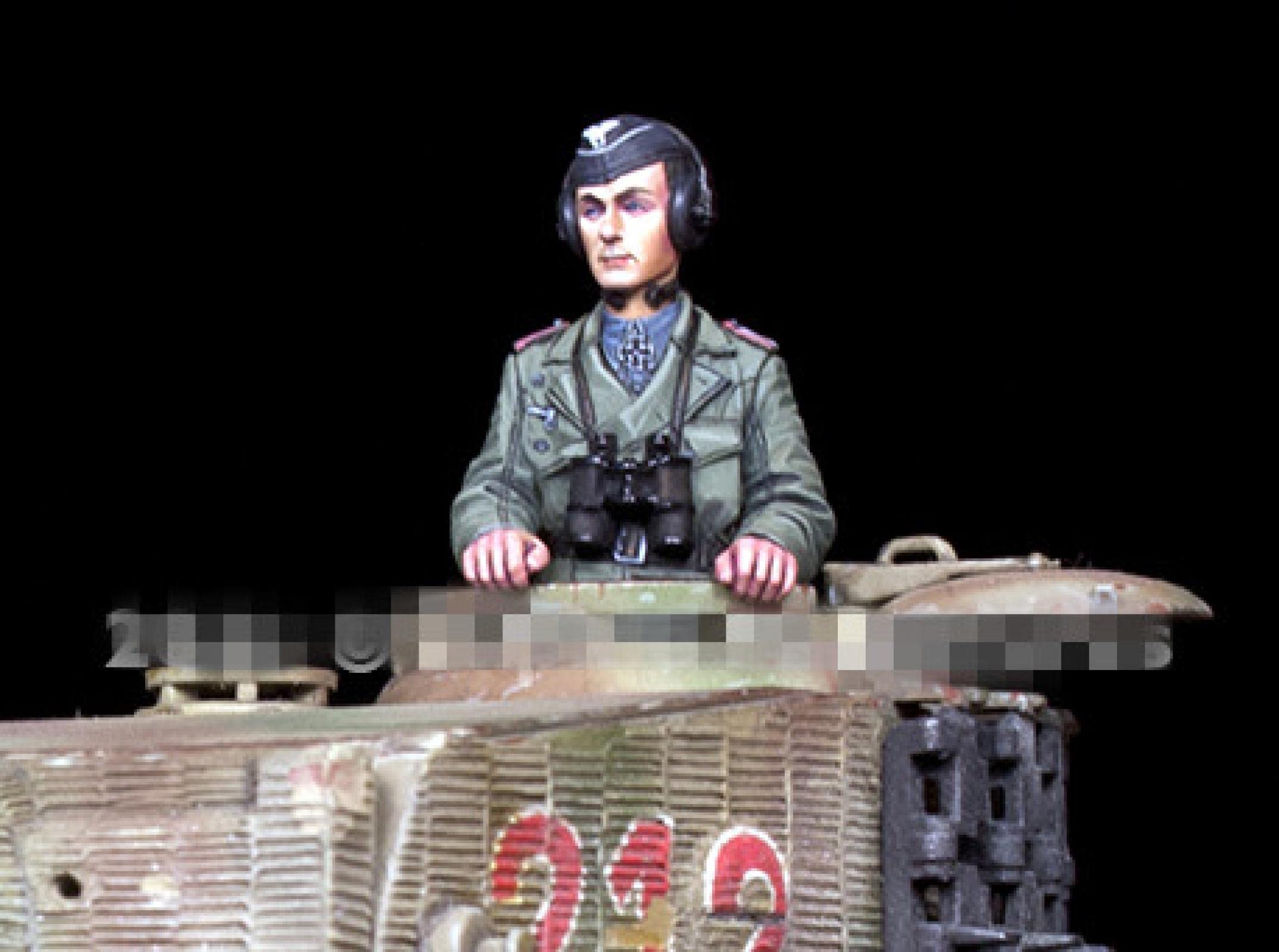 Bhowsa – Kit De 8 Figurines Allemandes WWII En Résine 1/35 – Non Peintes, Non Assemblées – Pour Maquettistes, Dioramas Militaires