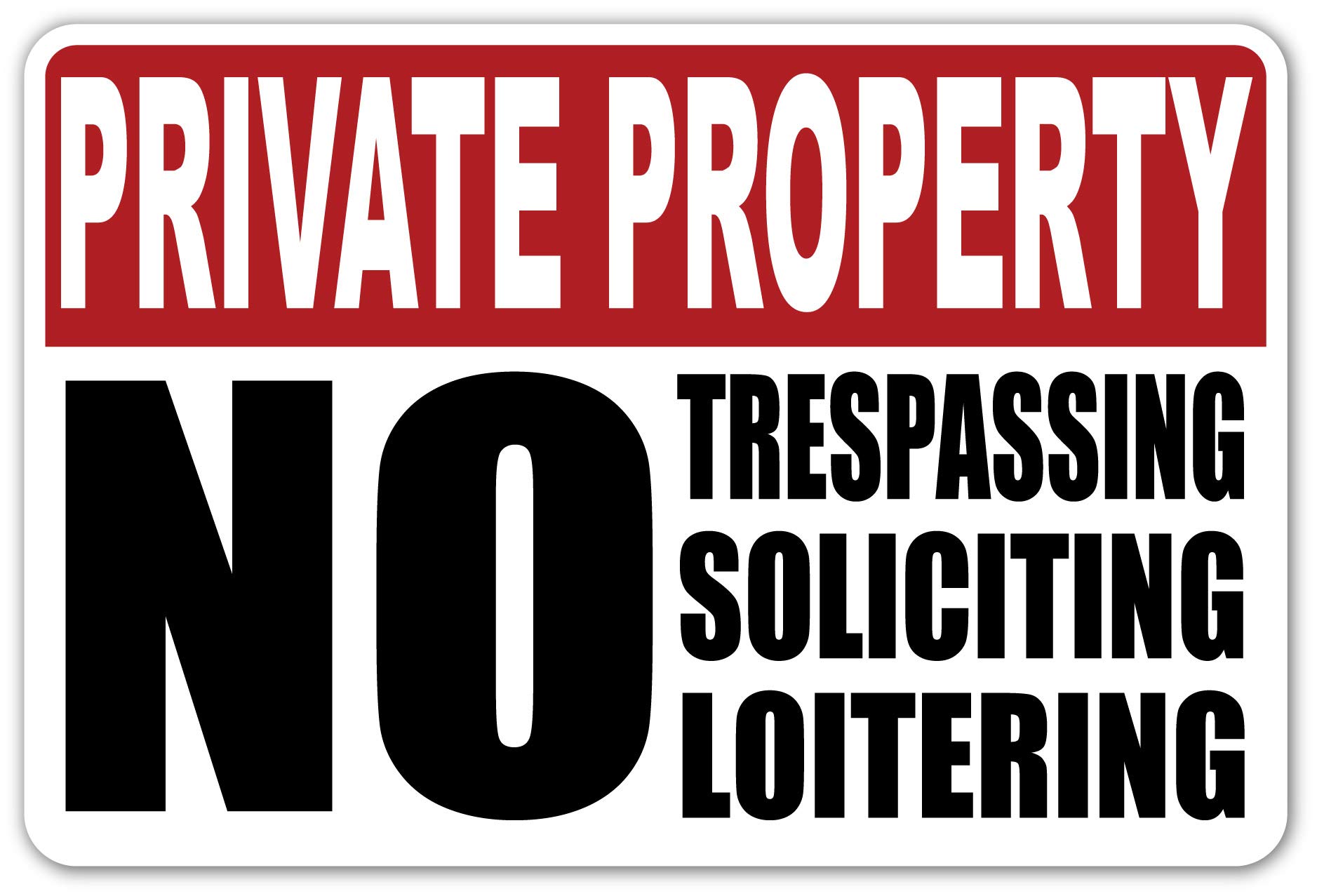 Warning Video Audio Surveillance | No Trespassing Protected 24 HR Cameras Private Property CCTV Stickers/Signs (4