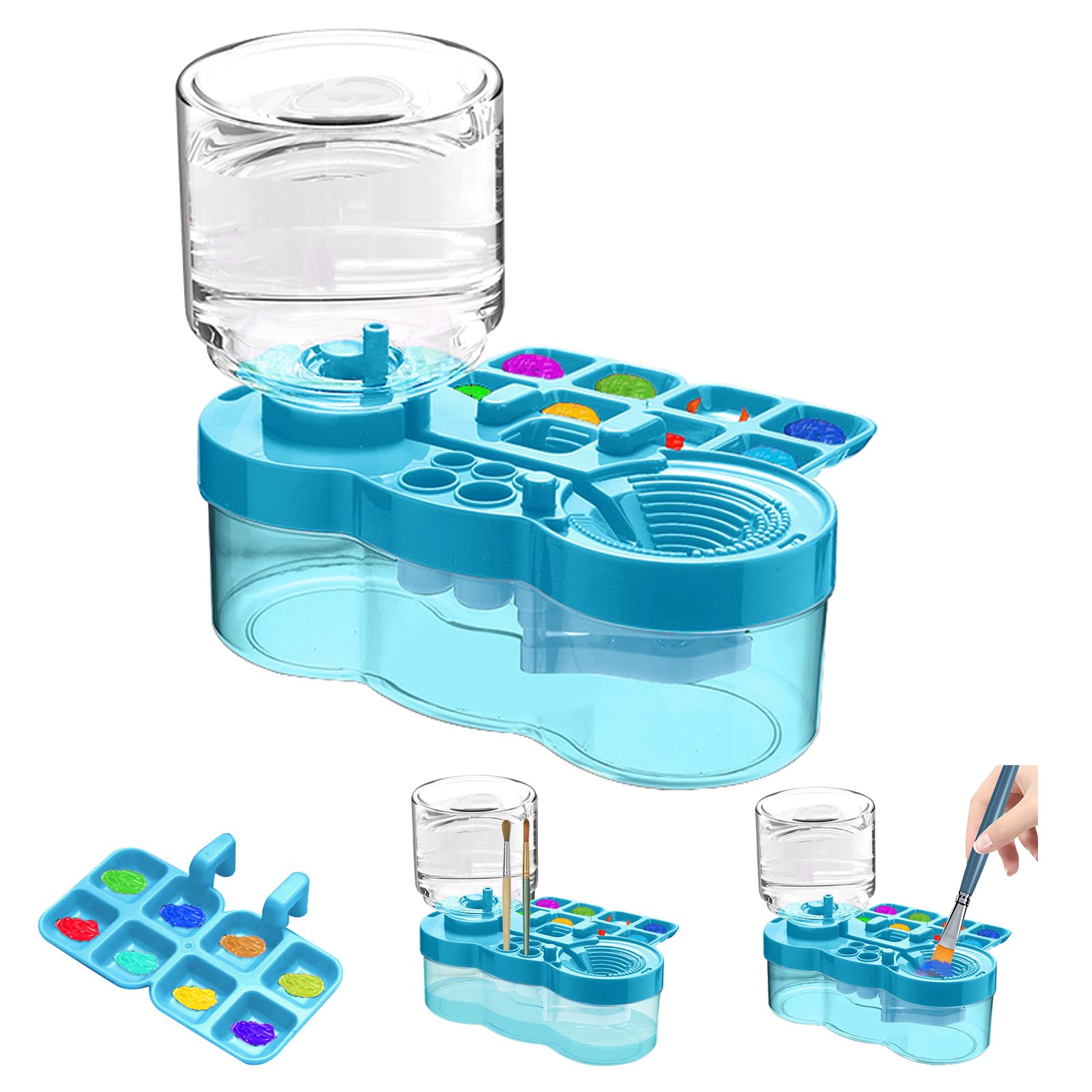 JEChrochen Running Water Brush Rinser