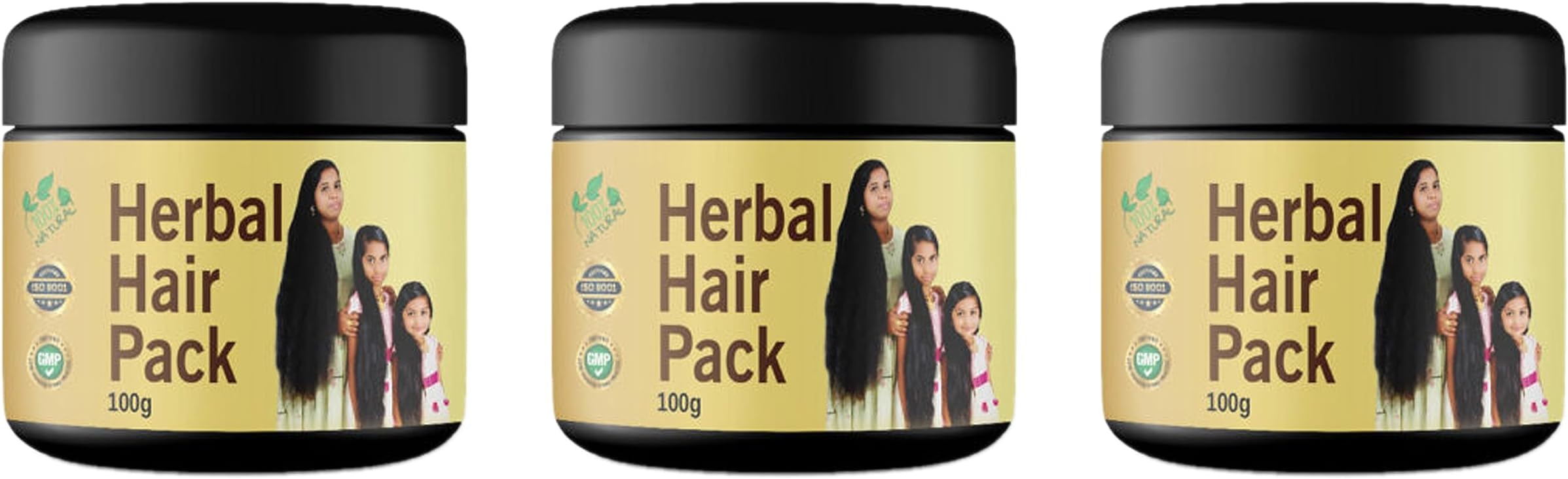 Mariyas Herbal's Mariyas Herbal Hair Pack & Wash Powder 300gm (100gmx3)