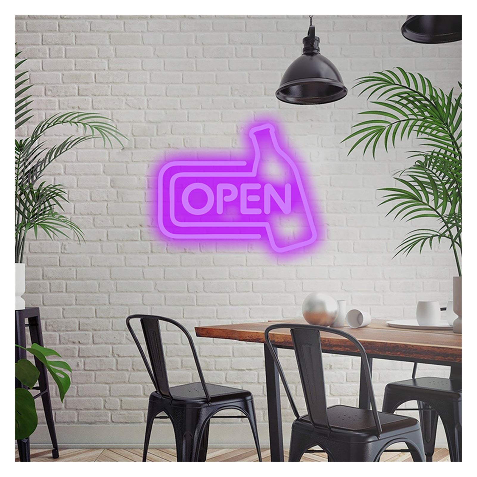 Neonowy znak świetlny, neonowy znak LED spersonalizowany niestandardowy neonowy znak światło wiszące śpiewy do domu baru Boże Narodzenie ślub urodziny przyjęcie sypialnia dekoracja (kolor: