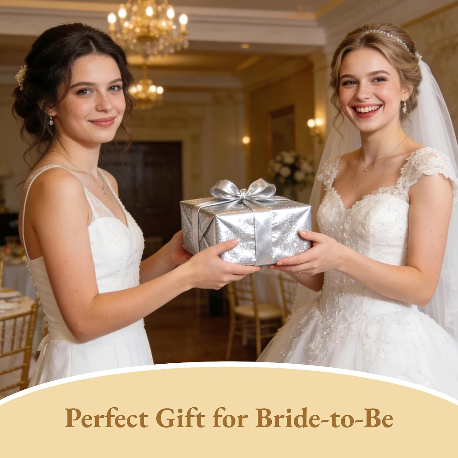 3 Pcs Wedding Ring Bearer Pillow and Flower Baskets Set, White Ribbon and Pearl Handles, Wedding Ceremony Decoration