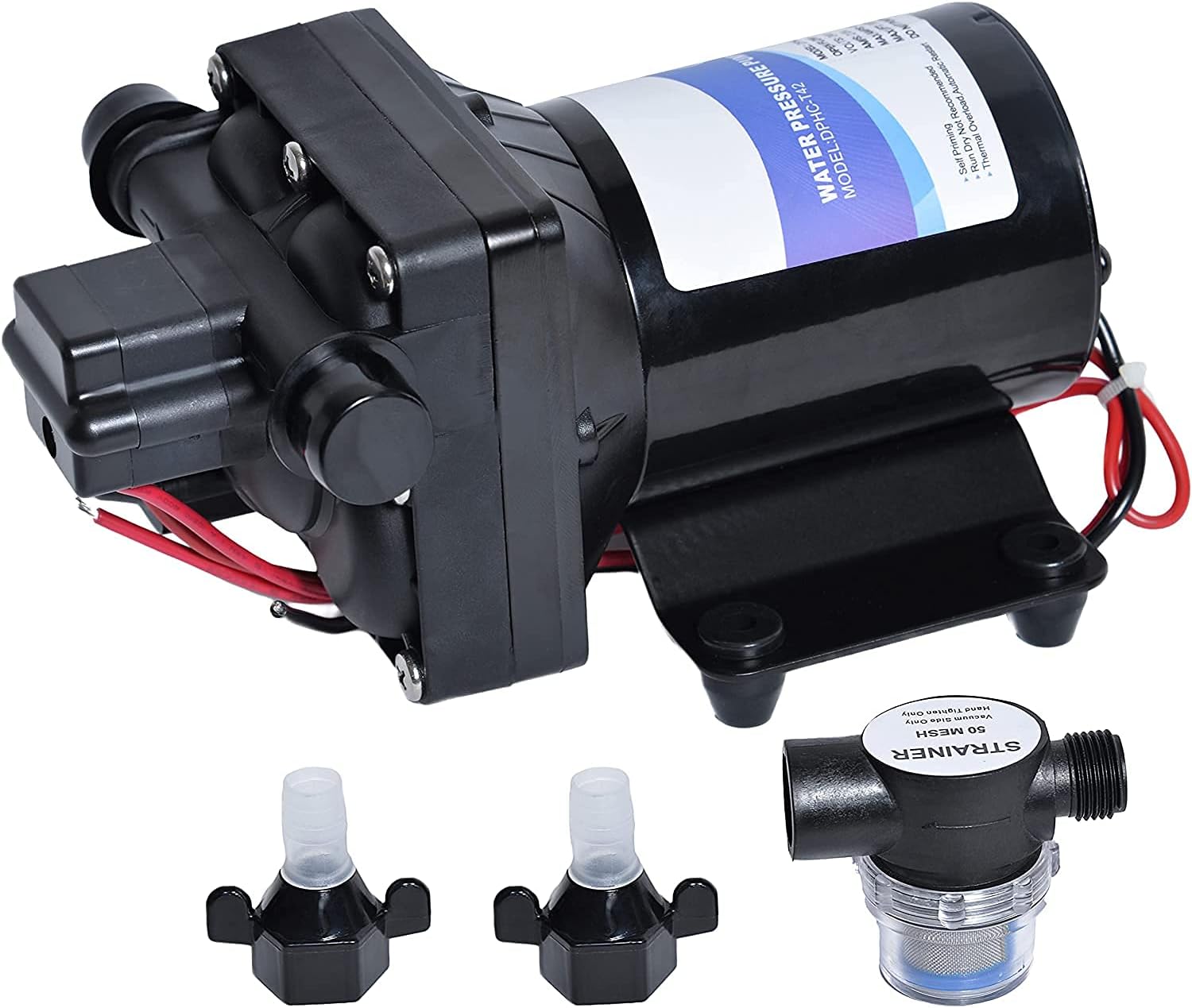 Amazon.com: SHURFLO 4008-101-A65 New 3.0 GPM RV Water Pump Revolution ...