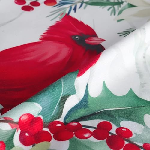 Miniatura 5 de Bonhause Juego de 4 fundas de almohada de reno de Navidad de 18 x 18 pulgadas, almohadas decorativas de Papá Noel para sofá, decoración de