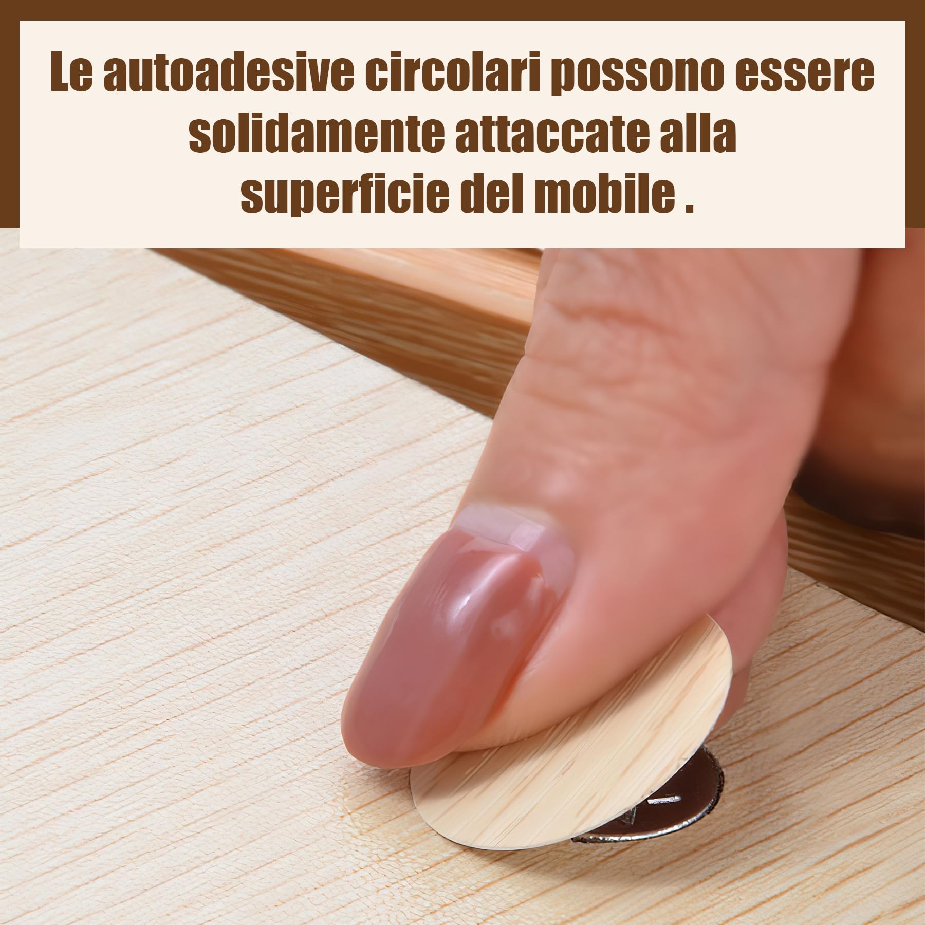 Copriviti Adesivi 648 Pezzi 12 Colori 21mm Tappi Copriforo per Fori Viti Mobili