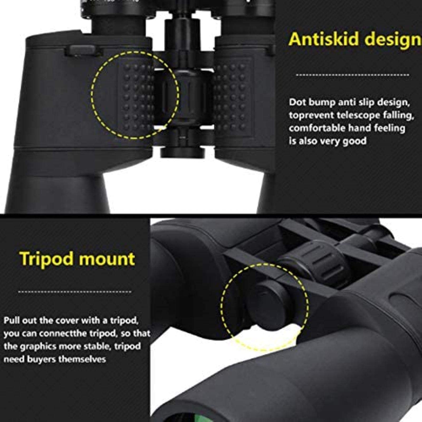 Binoculars 10-380X100 High Magnification Long Range Zoom for Birdwatching, Outdoor Activities, Professional Telescope with HD Optics