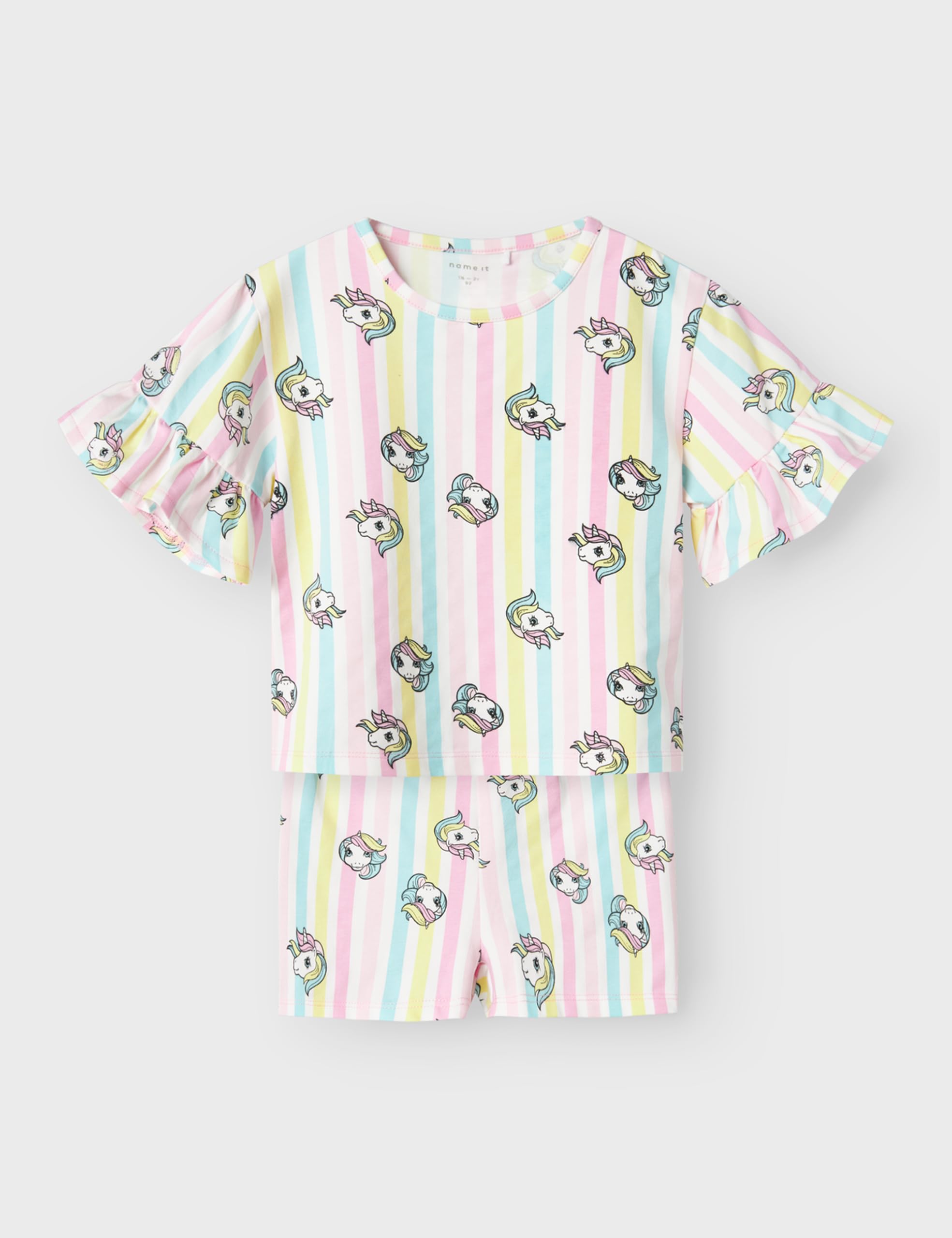 NAME IT Nmfmidis MLP Ss Nreg szorty dziewczęce Cplg, Pink Frosting, 98