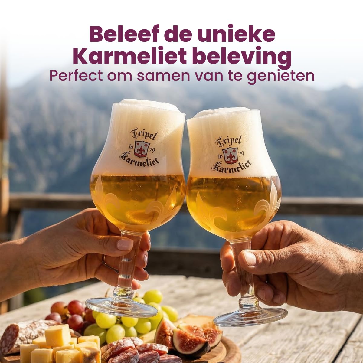Karmeliet Vasos de cerveza 330 ml – 6 unidades