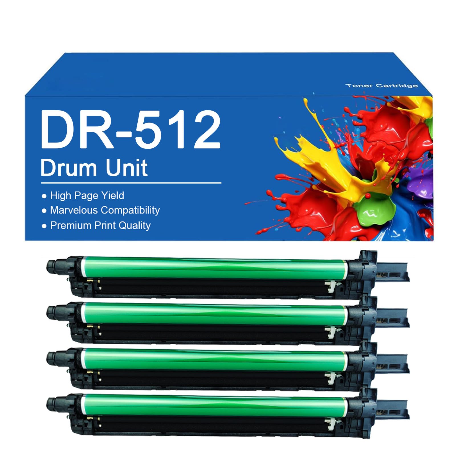 Tambour DR-512 tambour de rechange couleur DR512-4 compatible avec Bizhub C224E C284E C364