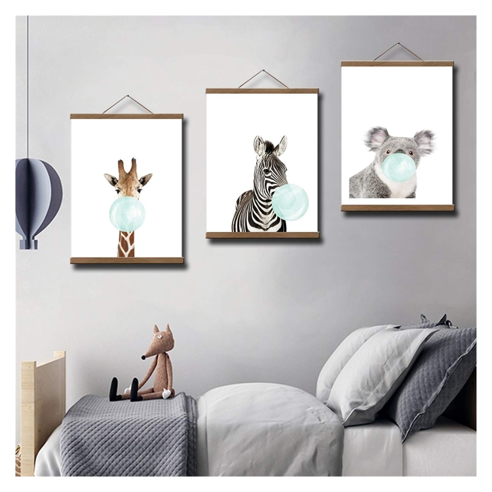 Bastidores para Lienzos,Marco Fotos 21-70 Cm marco de pintura magnética Marco de madera Percha de madera foto Pintura cartel de la lona lienzo marco Art Frame Percha(Color:Black MDF,Size:90cm)
