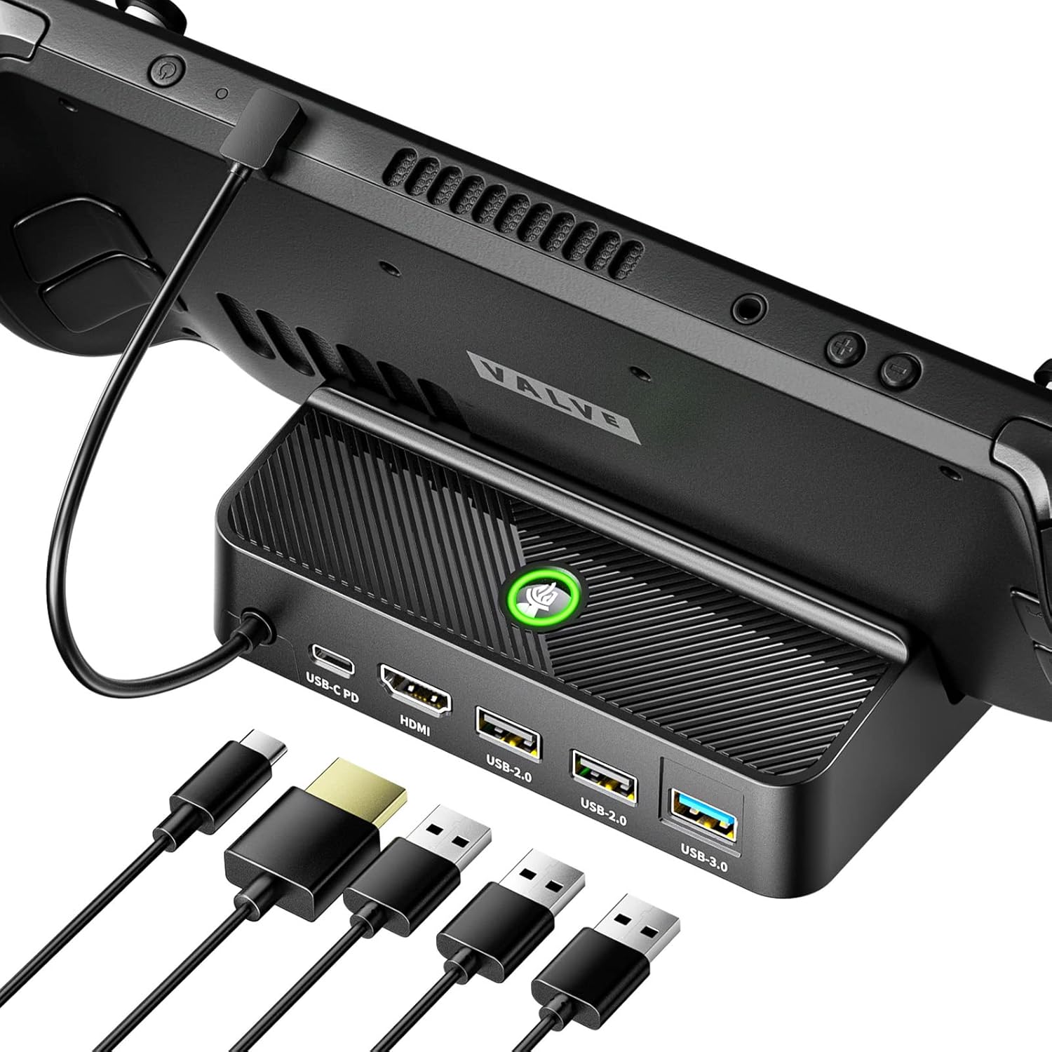 Dockingstation für Steam Deck, 5in1Hub Steam Deck Dock Stand, USBC