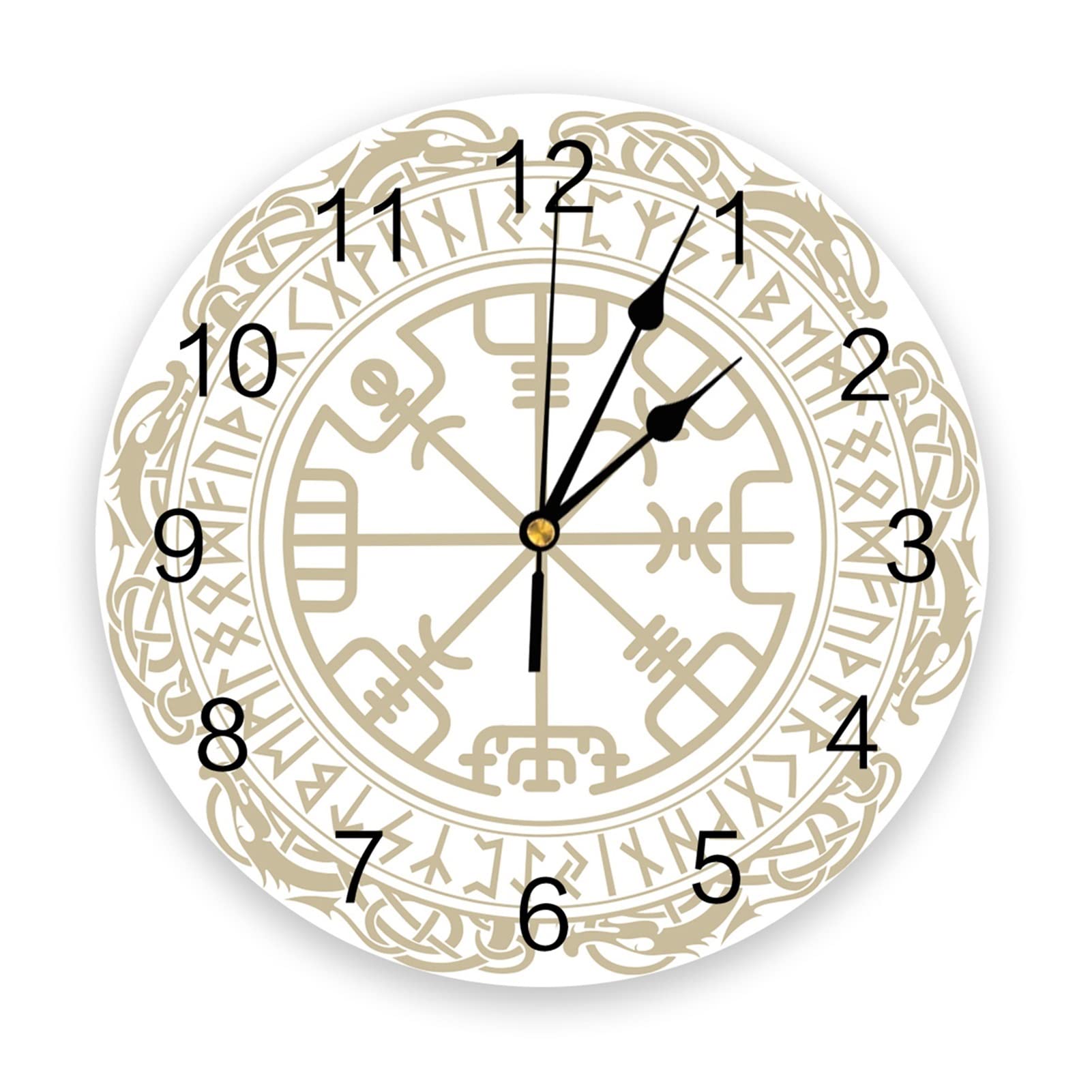 Horloge murale Mandala pour salon et chambre : décor maison moderne