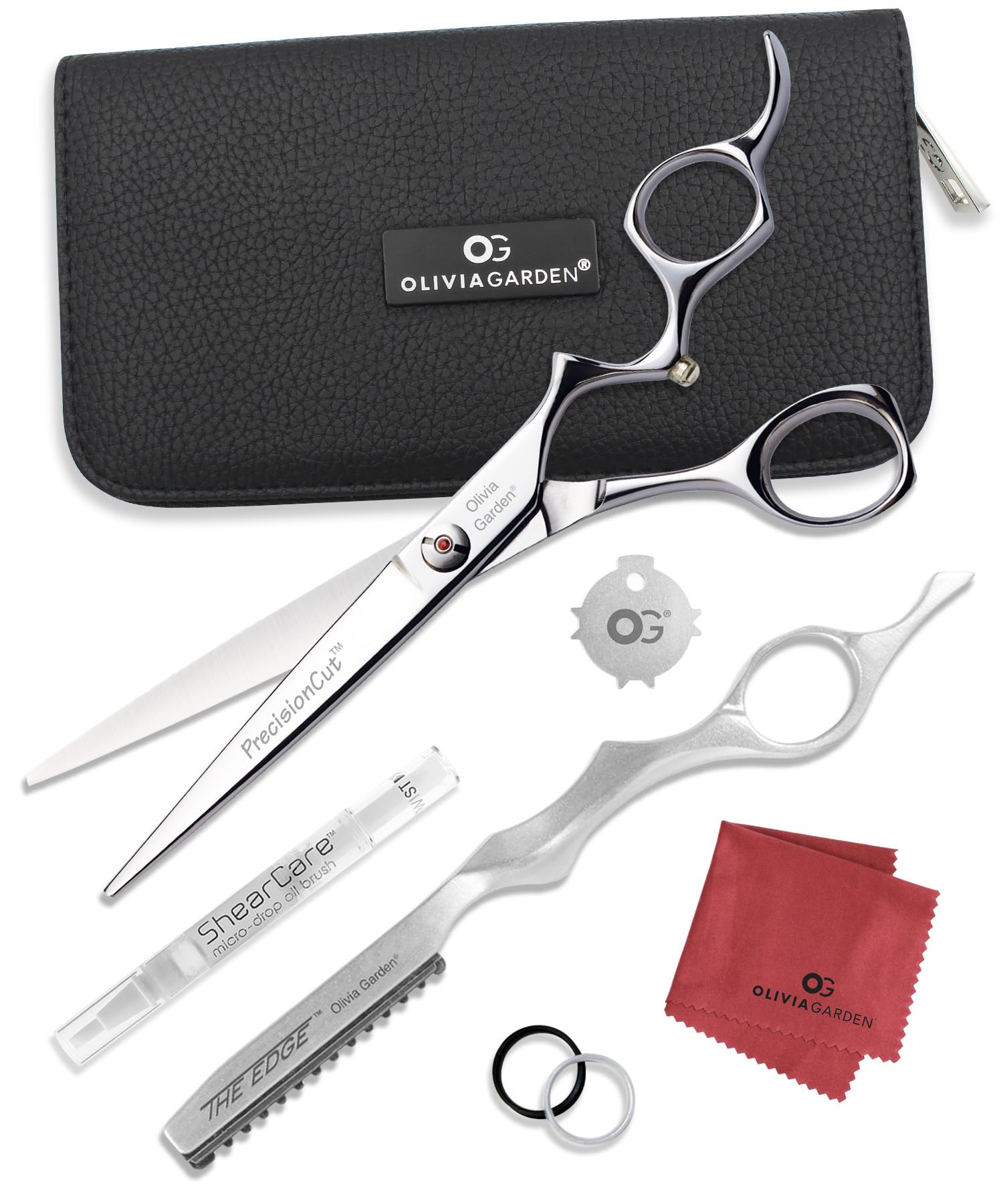 Olivia Garden PrecisionCut Professional Hairdressing Shears Intro Case