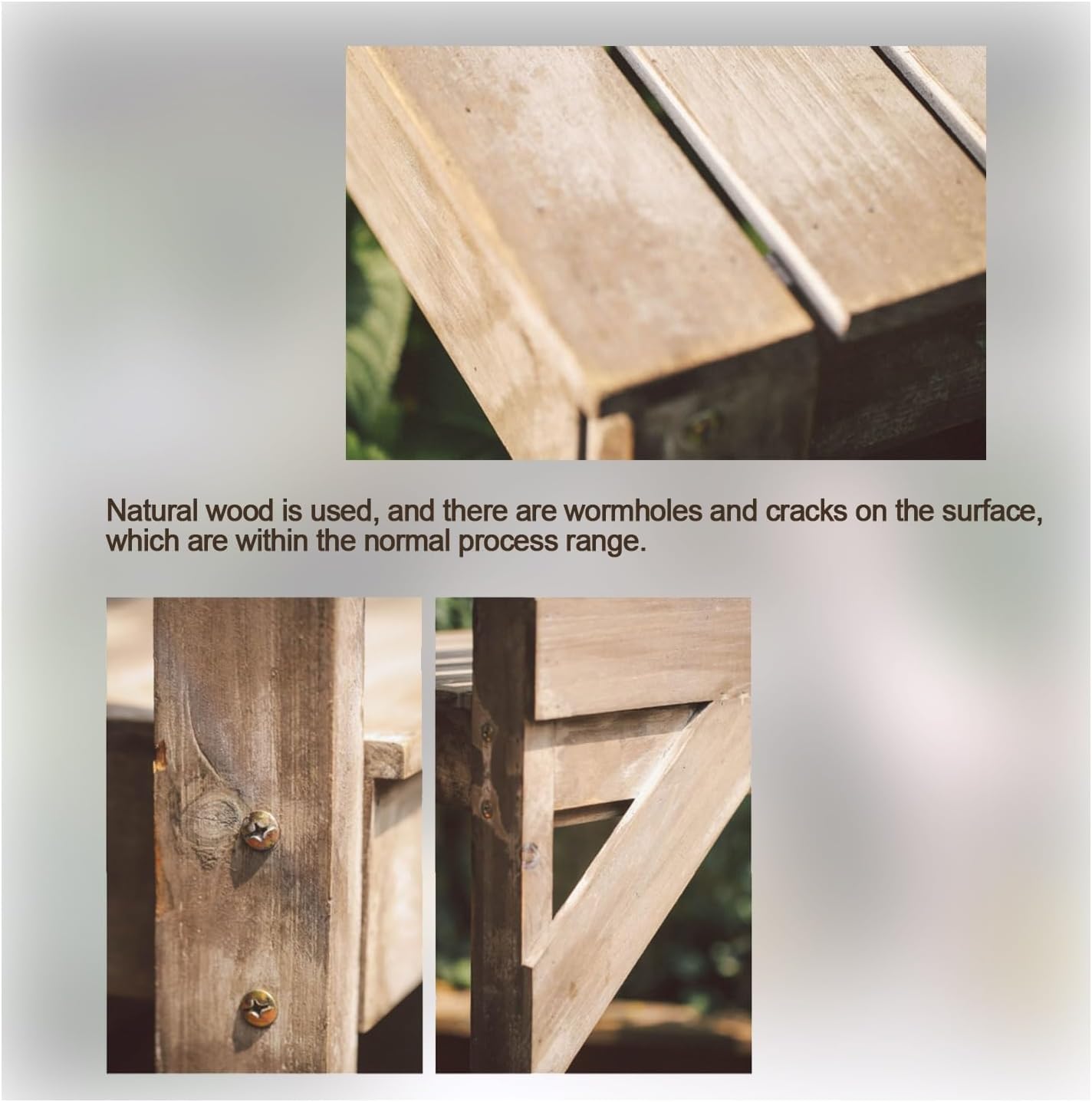 Outdoor Potting Bench Table ，Potting Bench Table, Garden Work Bench, All-Weather Garden Table Work Station，for Patio, Courtyards, Balcony,