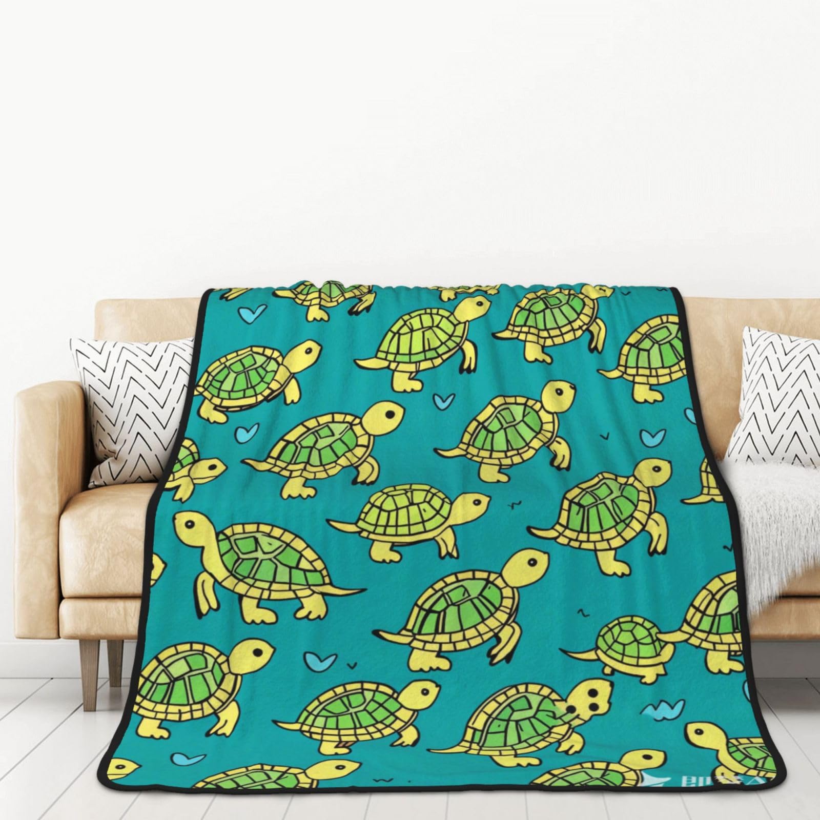 Couvertures lestées pour adultes Turtle Write : le cadeau idéal en flanelle