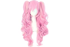 Pink/Blonde Lolita Multi-color Wig for Sexy Cosplay