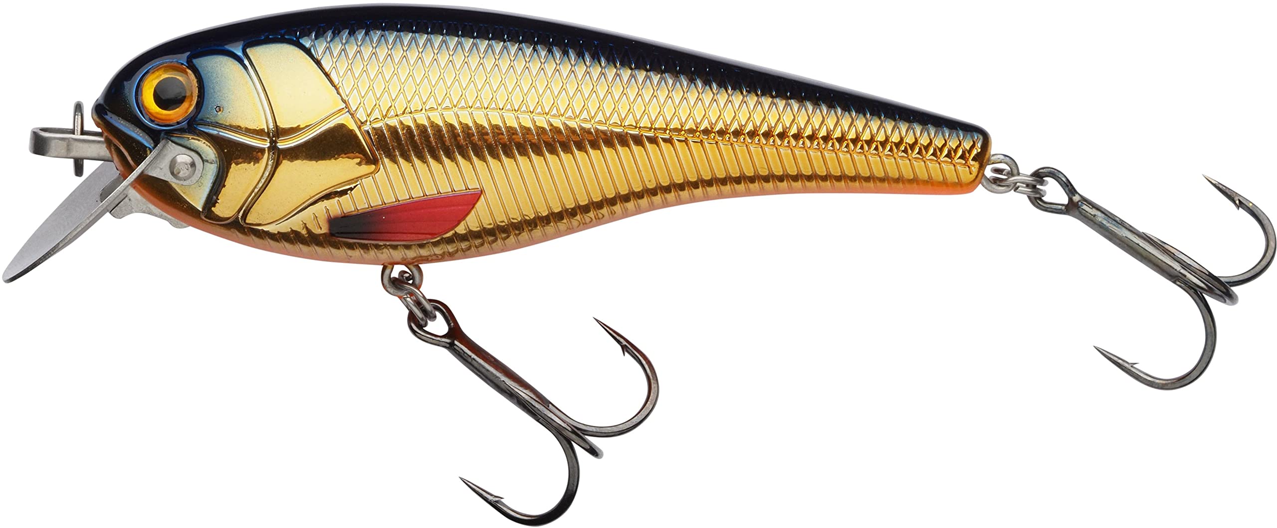 Abu Garcia Beast Hi-Lo Floating Fishing Bait (12cm-57g, Gold-Black-Ora)