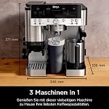 Ninja Luxury Premier 3-in-1 Coffee Maker, Latte, Cappuccino, Cold Brew & Espresso Maker, Built-in Bean Grinder & Milk Frother, Easy to Use, 4 Automatic Frothing Settings, Silver, ES601EU - 2
