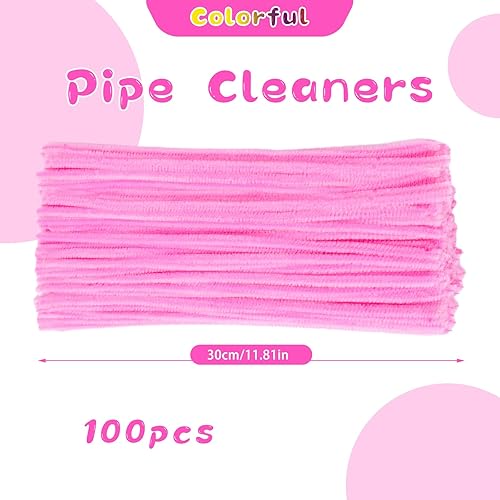 Vista 60 de 100 limpiapipas, limpiapipas para manualidades, creativos para hacer flores, tallos de chenilla, limpiadores de tuberías, flores, suministros