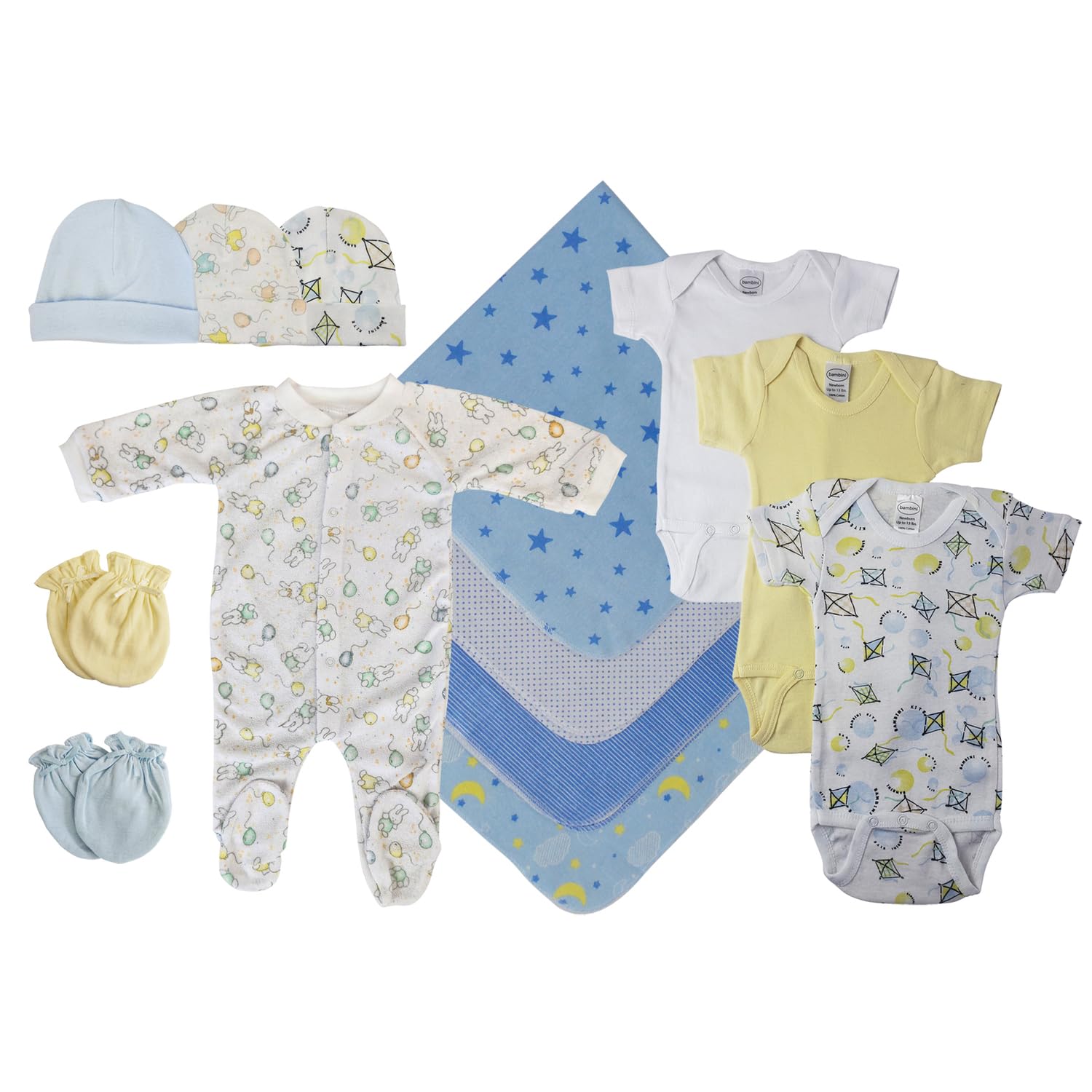 Bambini Baby Boy 13 Pc Layette Sets