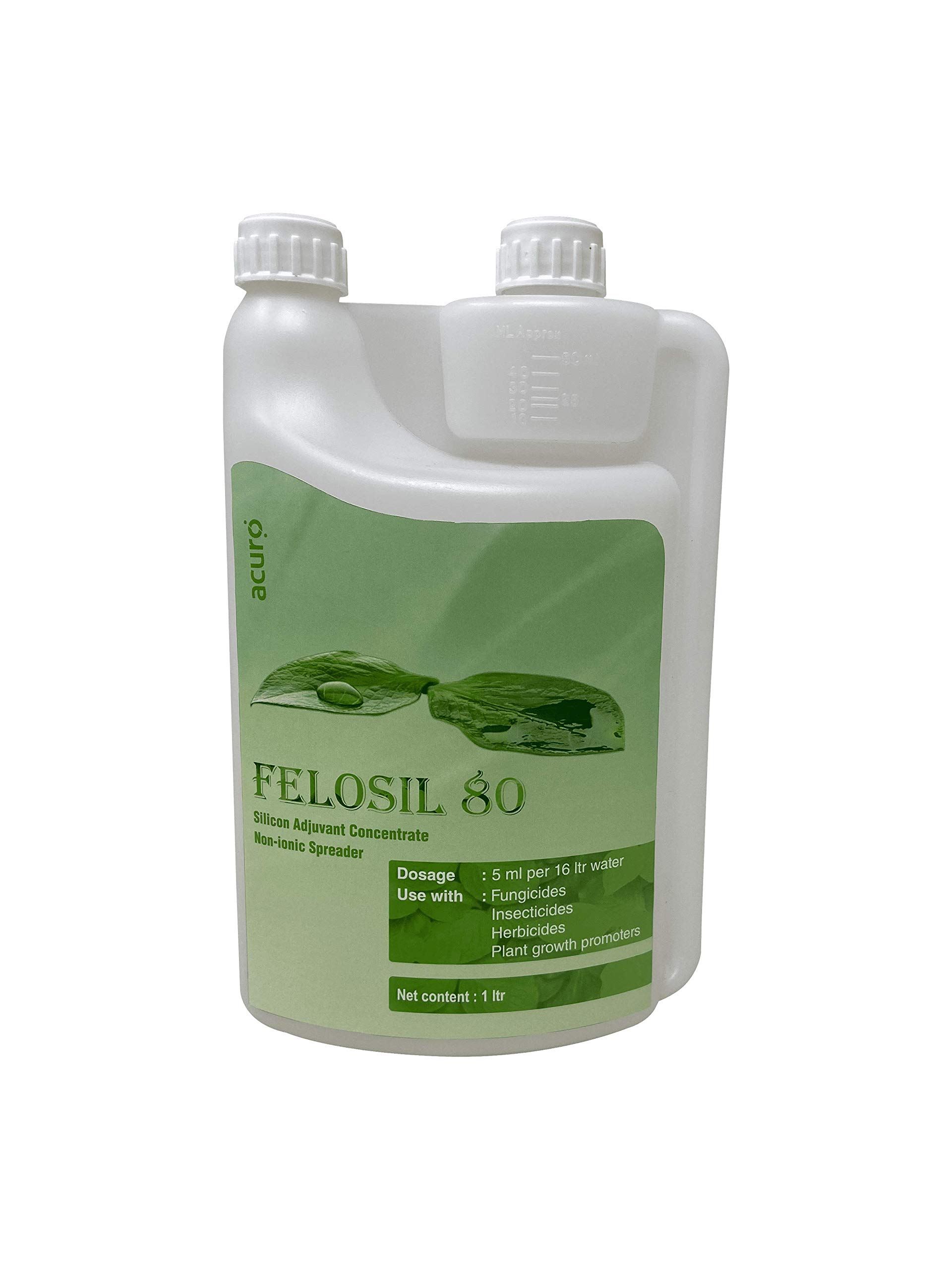 FELOSIL 80 | Non Ionic Silicon Spreader for Home Gardening | wetting Agent Cum Adjuvant (Pack Size: 5 x 1ltr)-image-32