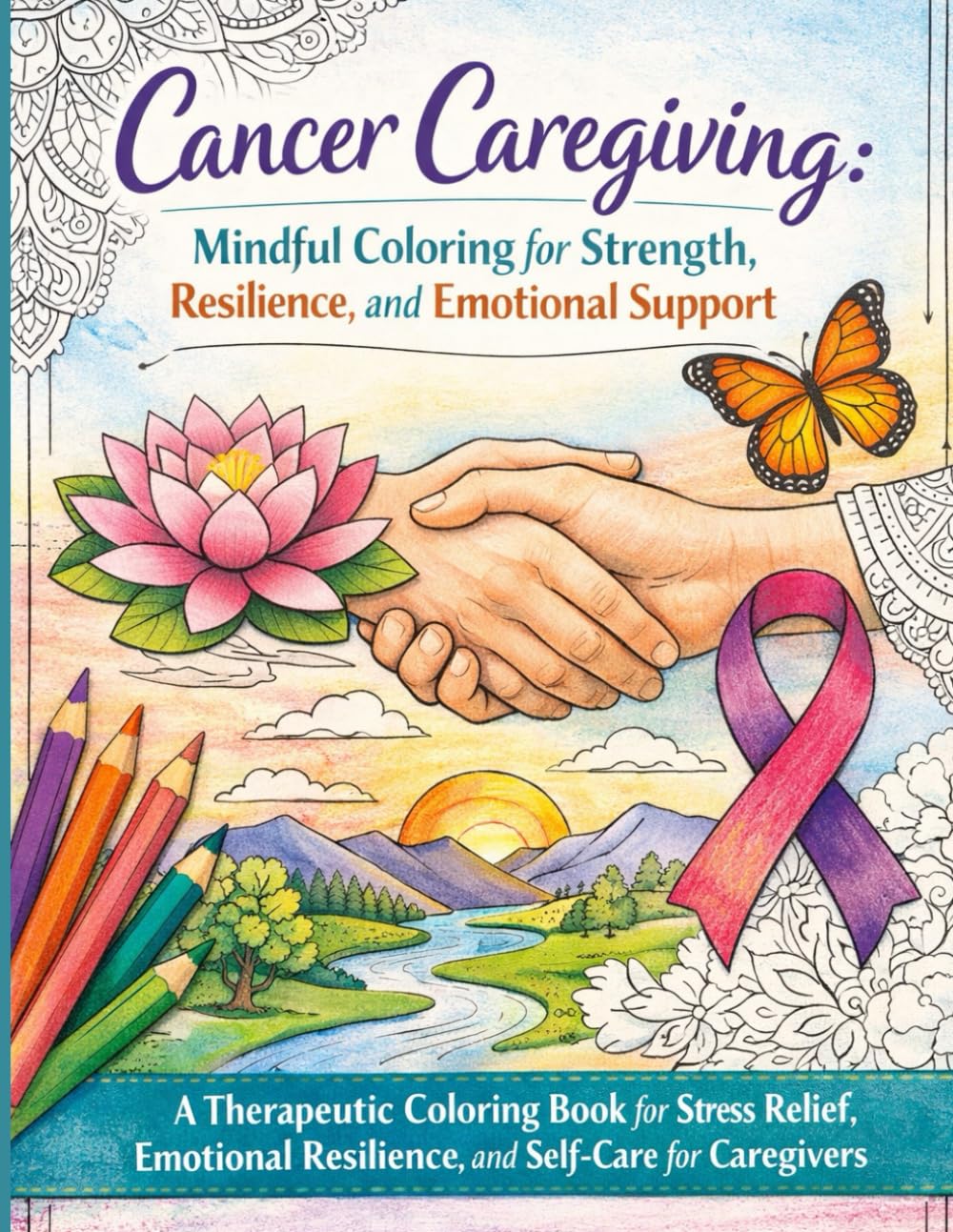 Cancer Caregiving: Mindful Coloring for Strength, Resilience, and Emotional Support: A Therapeutic Coloring Book for Stress Relief, Emotional ... Caregivers (Cancer Caregiver Support Series)