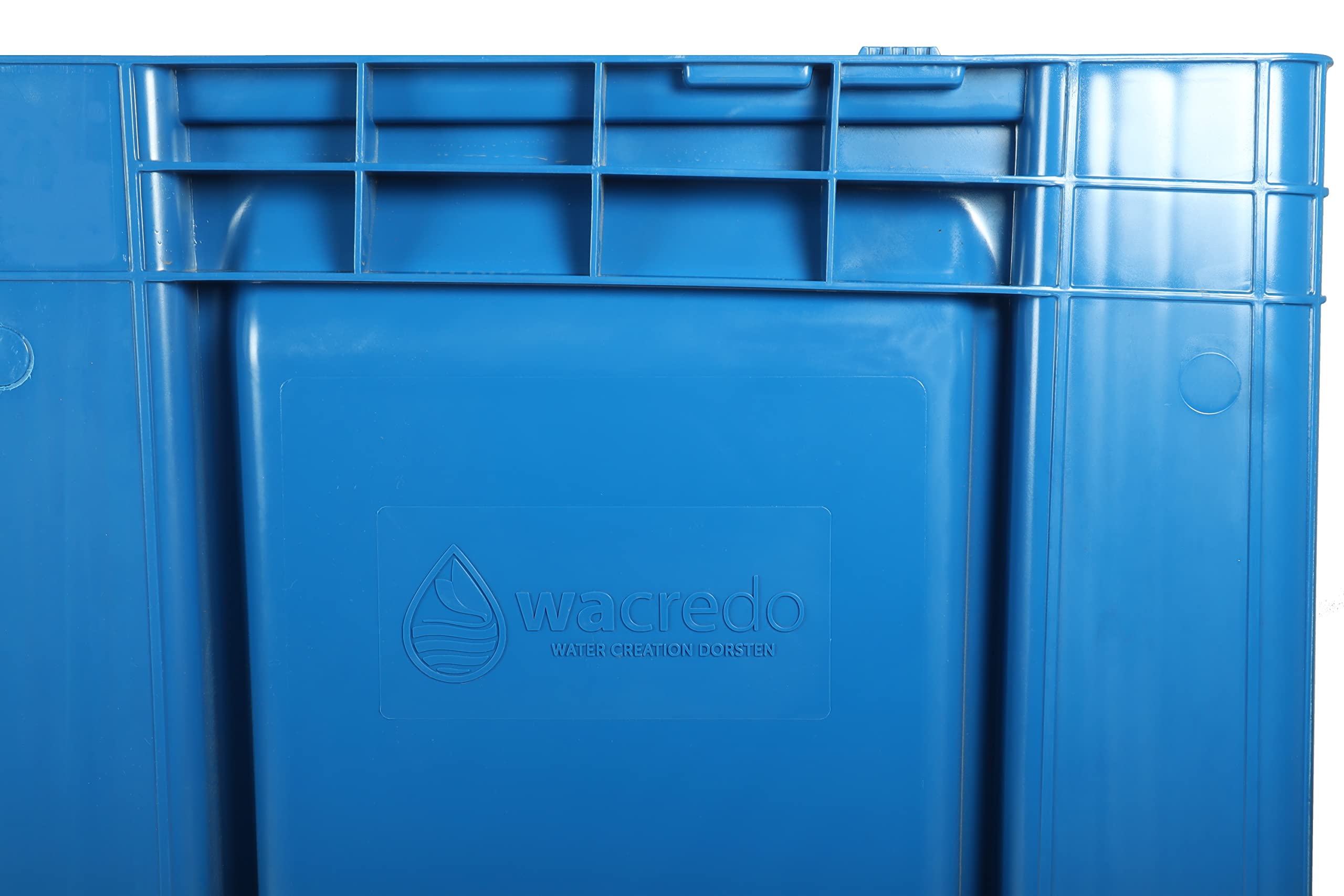 Fischhälterungsbecken 120x100x80cm - 680 Liter, Quarantänebecken | Wasserbecken für temporäre Unterbringung von Fischen, Koi, Karpfen - Fischhälterung mit Palettenkufen und Ablassstopfen