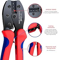 Vista 3 de Conector de Panel Solar, Kit de Herramientas de Crimpado Solar de 60 Piezas para Conectar Alambre de Cable de Panel Solar, Kit de Conectores Solares