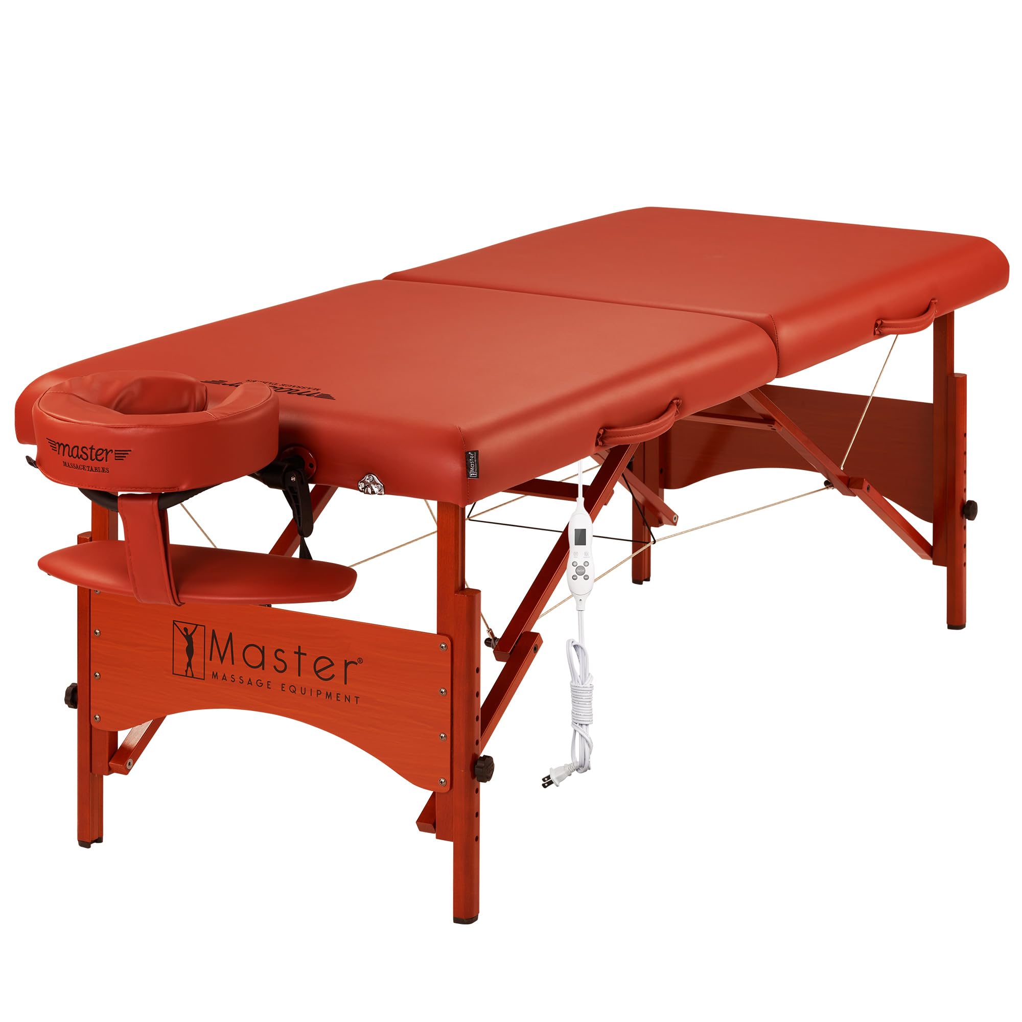 Master Massage Fairlane Therma-Top 28-Inch Portable Heated Massage Table Package, Cinnamon Color, Adjustable Heating System- Tattoo Bed- Lash Table