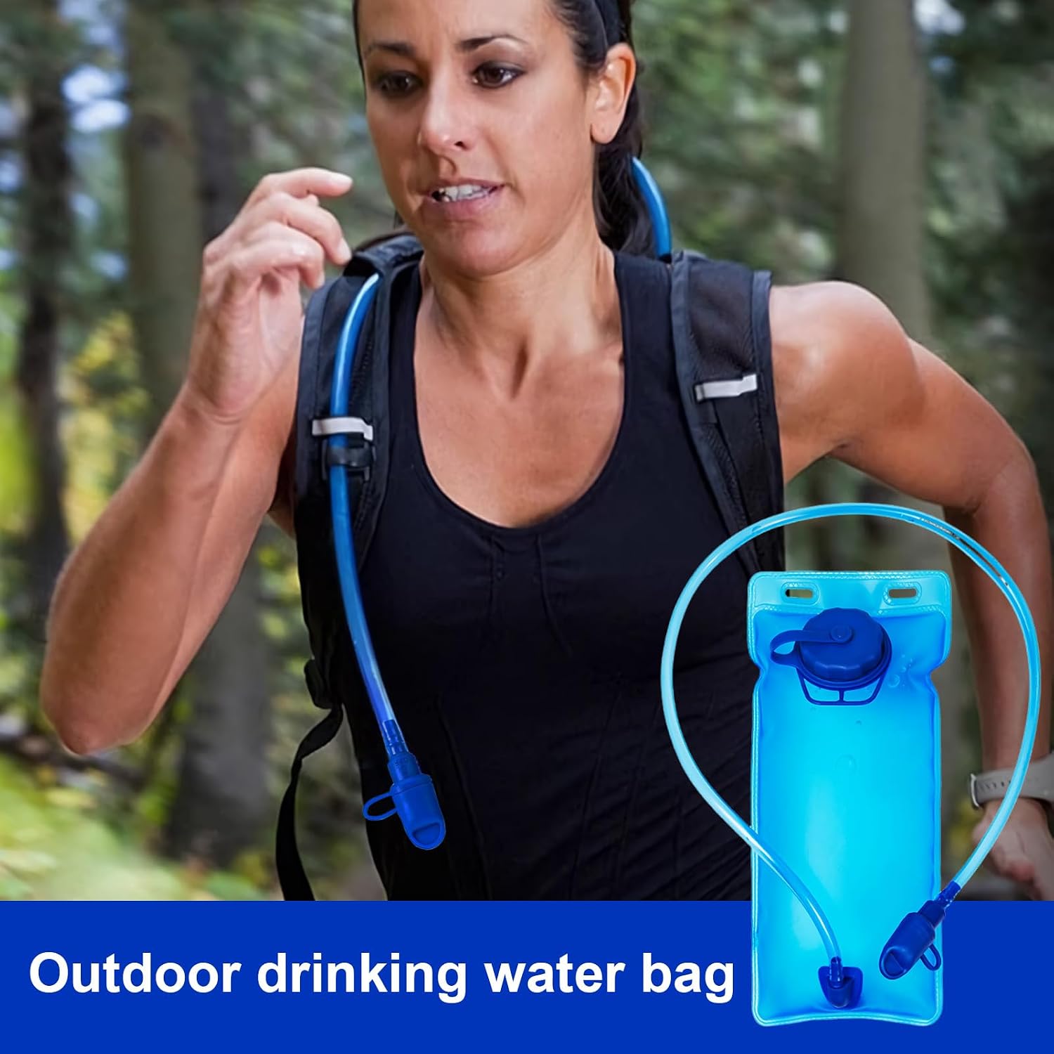 Hydration Bladder 1.5L 2L 3L, Backpack Accessories Sports & Outdoors Large Opening Water Storage Bladder Bag, for Cycling Hiking Camping