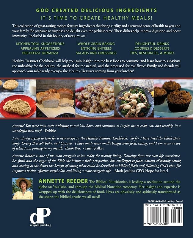 Healthy Treasures Cookbook: Fabulous Nutritious Recipes and Helpful Cooking Tips image 2