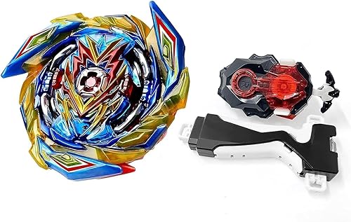 Miniatura 1 de Gyro Battling Top Burst Gyro Toy Set, con lanzadores de giroscopio y juego de batalla de combate de mango, regalo para niños B-145