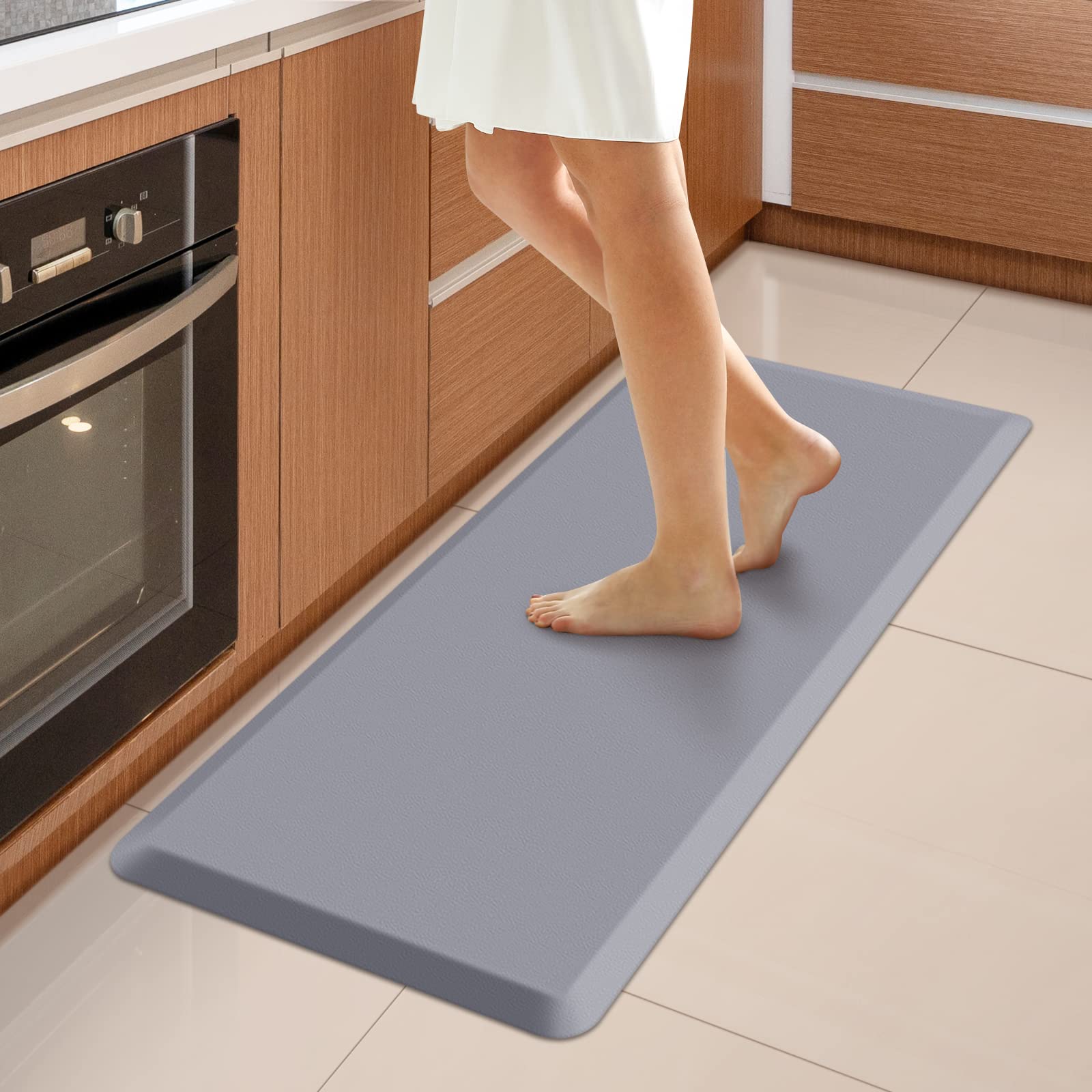 WISELIFE Kitchen Floor Mat Cushioned AntiFatigue Kitchen Rug,17.3"x38