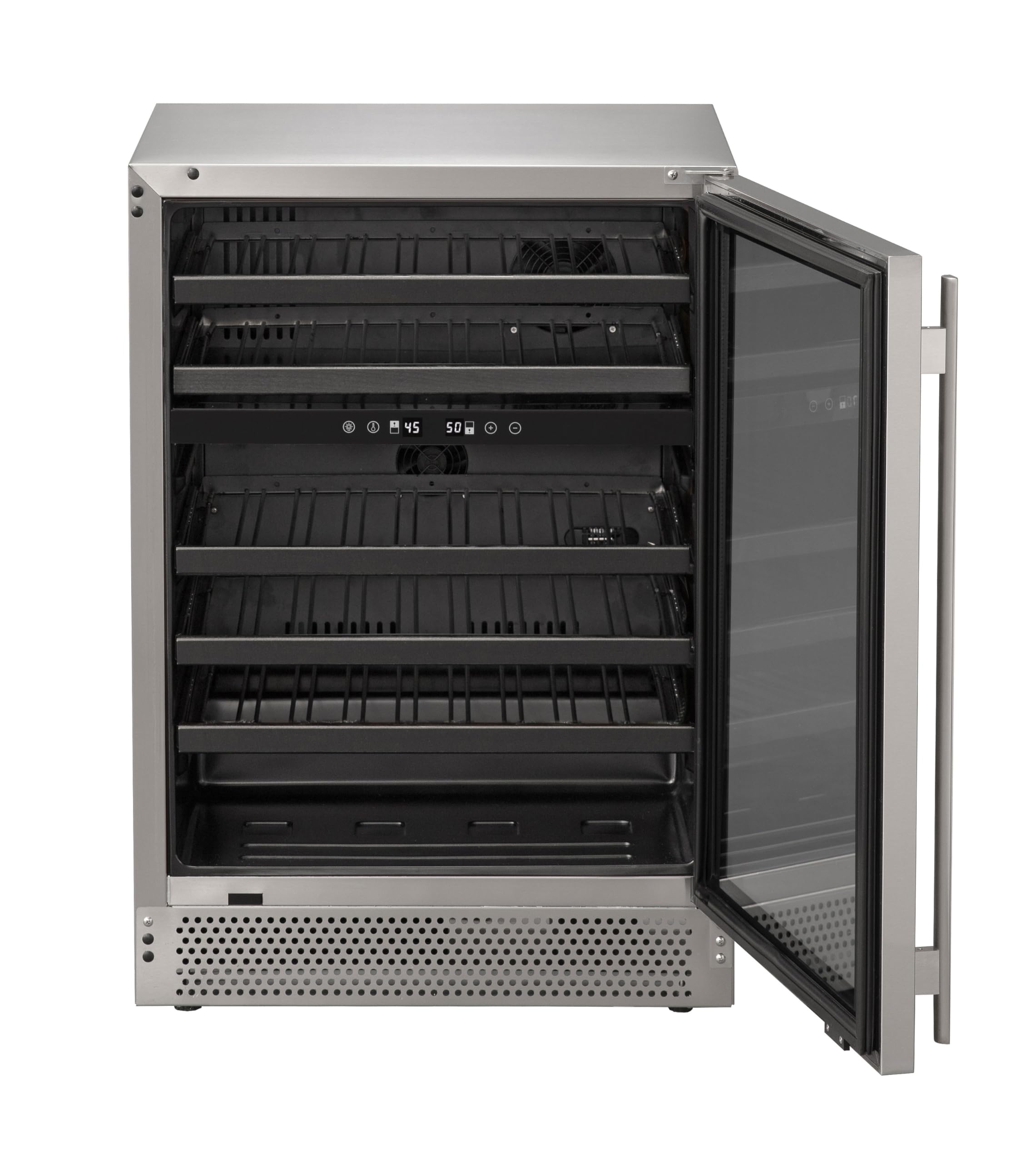 Marvel Northland Collection 24” Dual Zone Undercounter Wine Refrigerator, 5 Full-Extension Wine Racks, Stores up to 45 Bottles of Wine, Indoor/Outdoor Rated