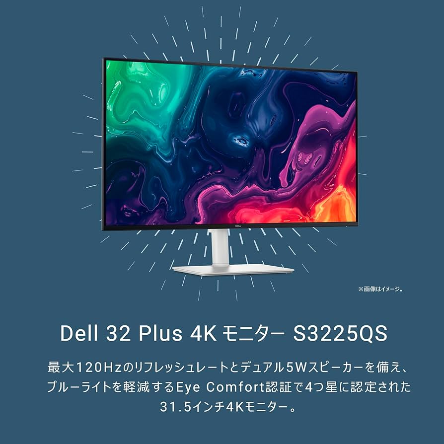 Amazon.co.jp: 【Amazon.co.jp限定】Dell S3225QS-A 31.5インチ 4K
