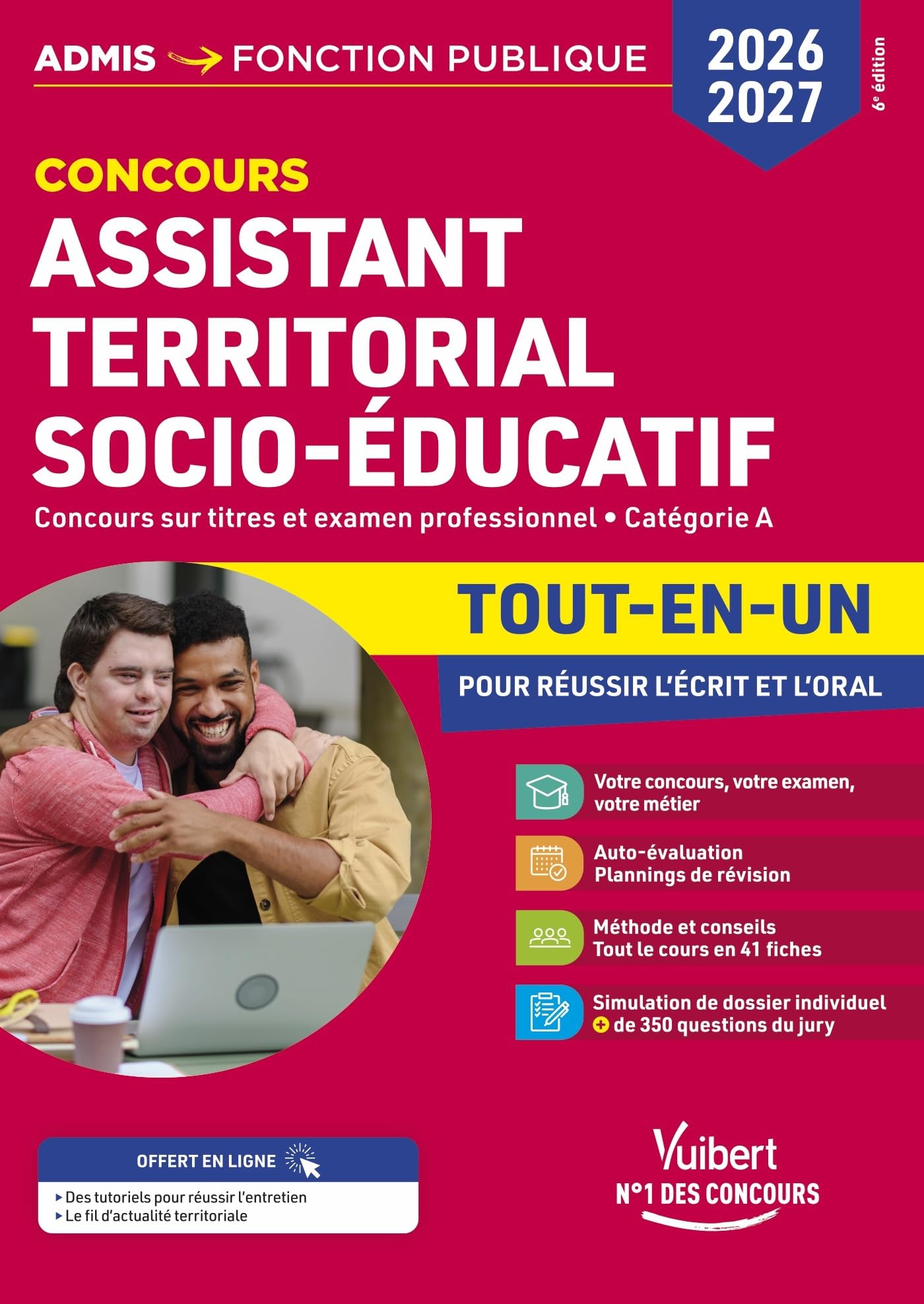 Concours Assistant territorial socio-éducatif 2026-2027 - Tout-en-un: Externe et interne - Catégorie A
