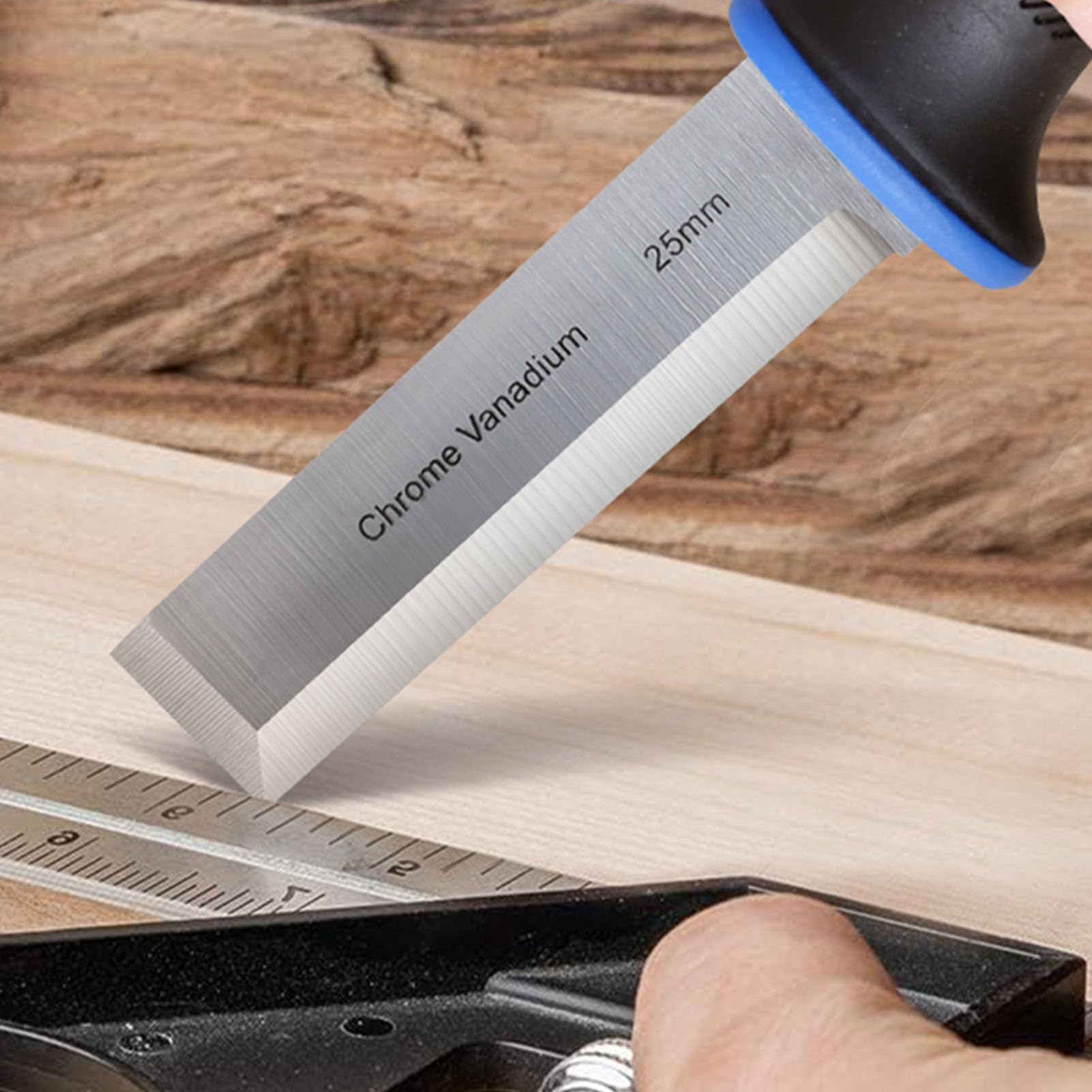 Natudeco Hutsuls Wood Carving Tools Set Rubber Wrapped Handle Hand Chisel for Carving Planing Cutting Trimming