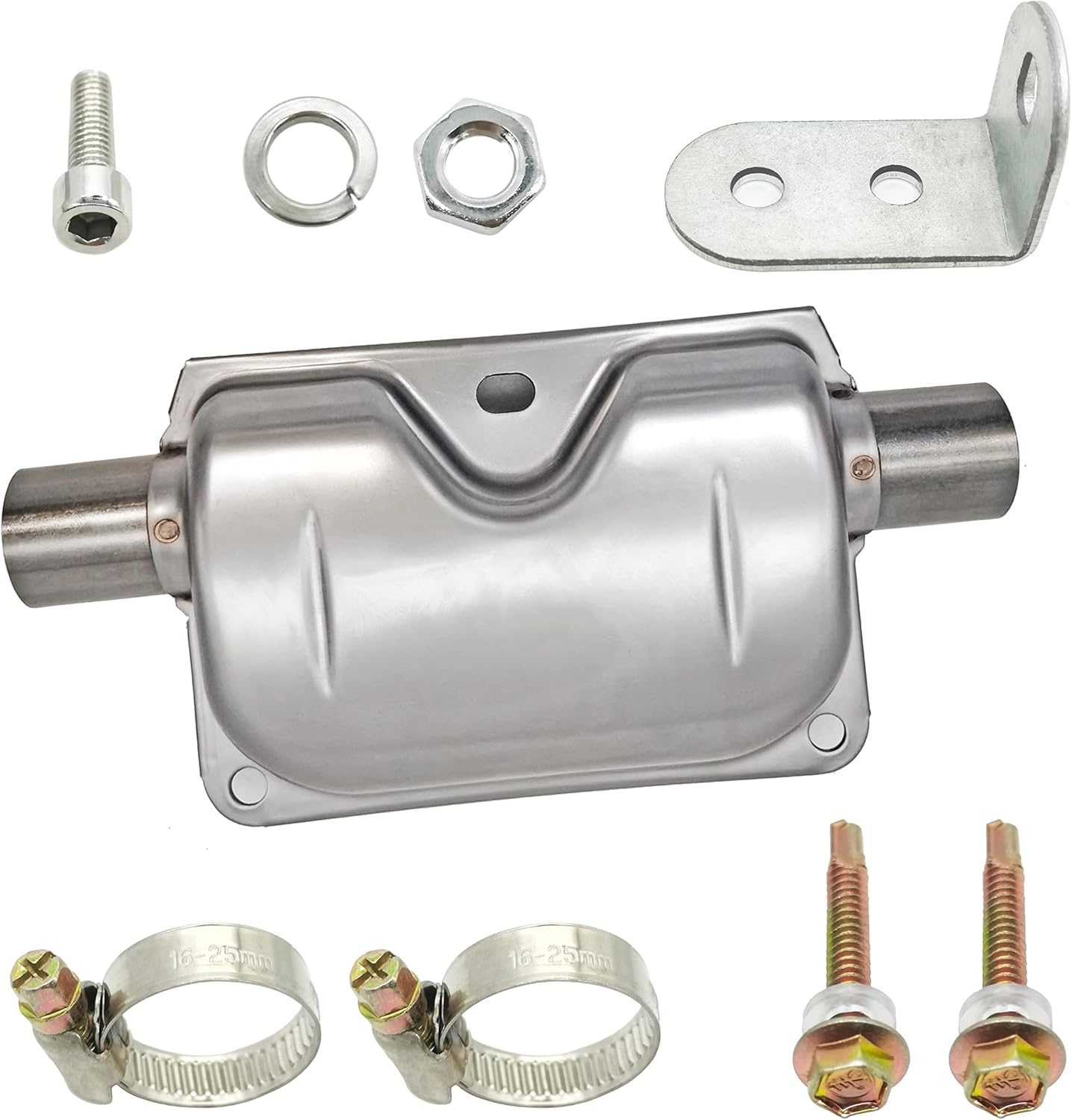 DPHXF 304 stainless steel highend Exhaust Pipe Muffler