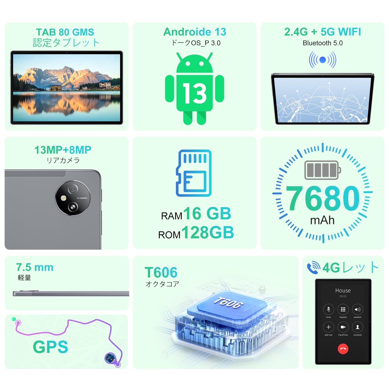Amazon.co.jp: 【2023 NEW Android 13 タブレット 10インチ