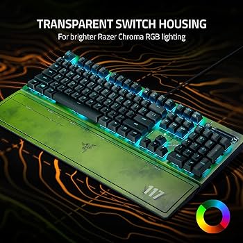 Razer Halo Blackwidow USキー メカニカルキーボード Amazon.com: Razer BlackWidow V3 (Halo Infinite Edition
