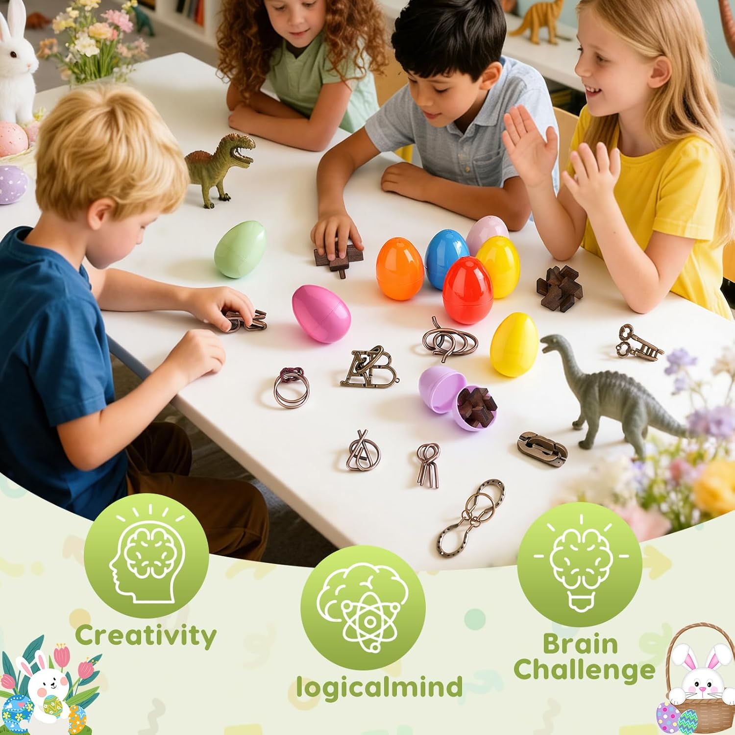 36 Pcs Brain Teaser Puzzles for Adults - Metal Puzzles 3D Puzzle Game Toys for Adults Teens - Wooden Unlock Interlocking Puzzle Adult IQ Education Smart Toys