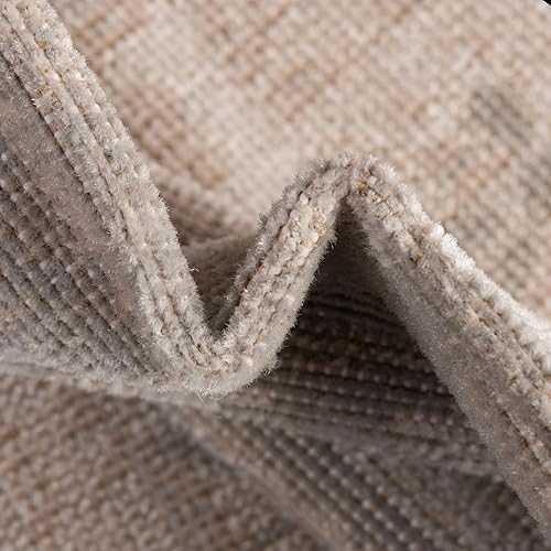 Miniatura 7 de Rugs.com Whitney Collection - Alfombra baja de visón de 5 x 8 pies, perfecta para dormitorios, comedores, salas de estar