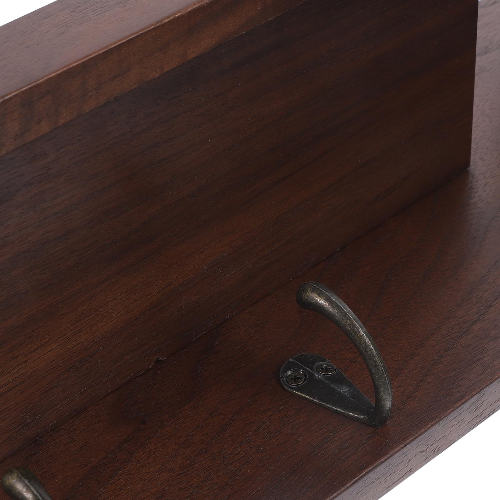 ifundom Supporto per Chitarra da Muro 4 in 1 Gancio per Chitarra Legno e Metallo per 2 Chitarre e Ukulele