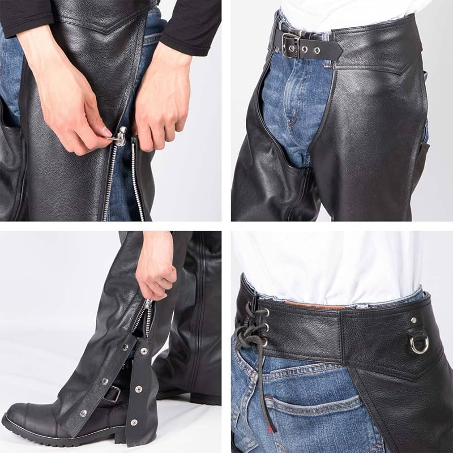 [新品] DEGNER 　デグナーチャップス XL ブラウン 牛革 Amazon.co.jp: DEGNER(デグナー) レザーチャップス タイト