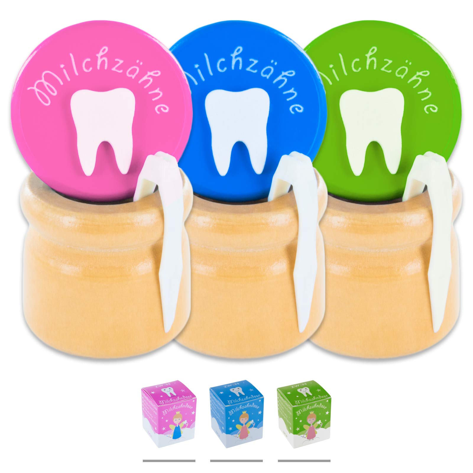 Boîte à Dents De Lait En Bois Avec Pince Et Bouteille - Souvenir Précieux Baptême Fille Garçon