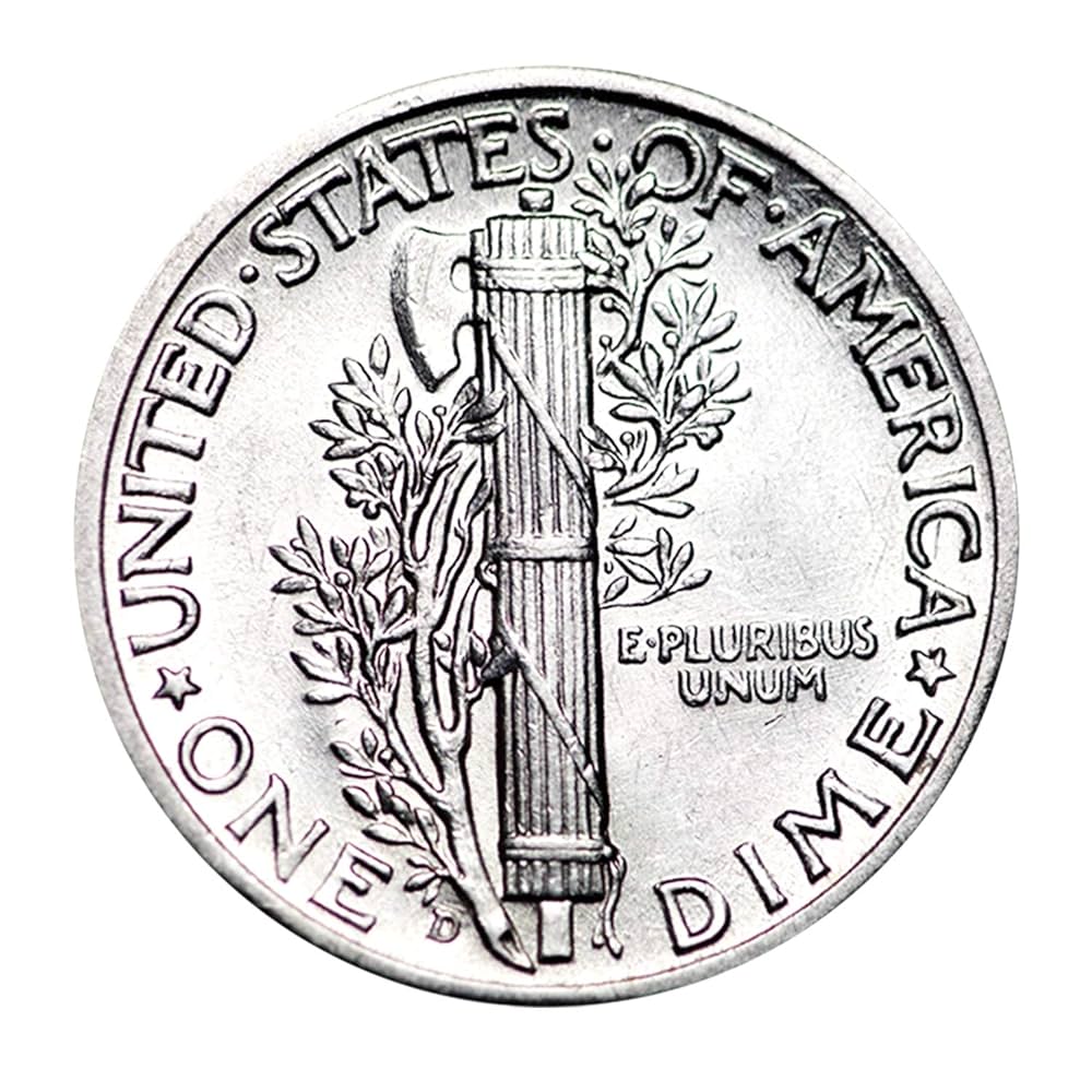 マーキュリーダイム アメリカ 銀貨 50枚セットMercury dime USA 1916-1945 90% Silver Mercury Dime Coin - Brilliant